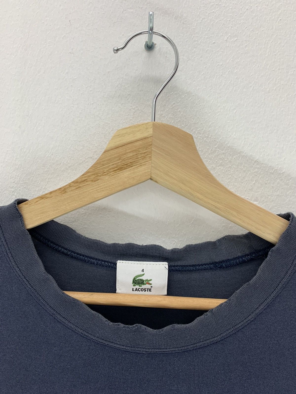 Lacoste × Vintage Vintage sun Faded Lacoste Pocket Tshirt Size US L / EU 52-54 / 3 - 4 Thumbnail