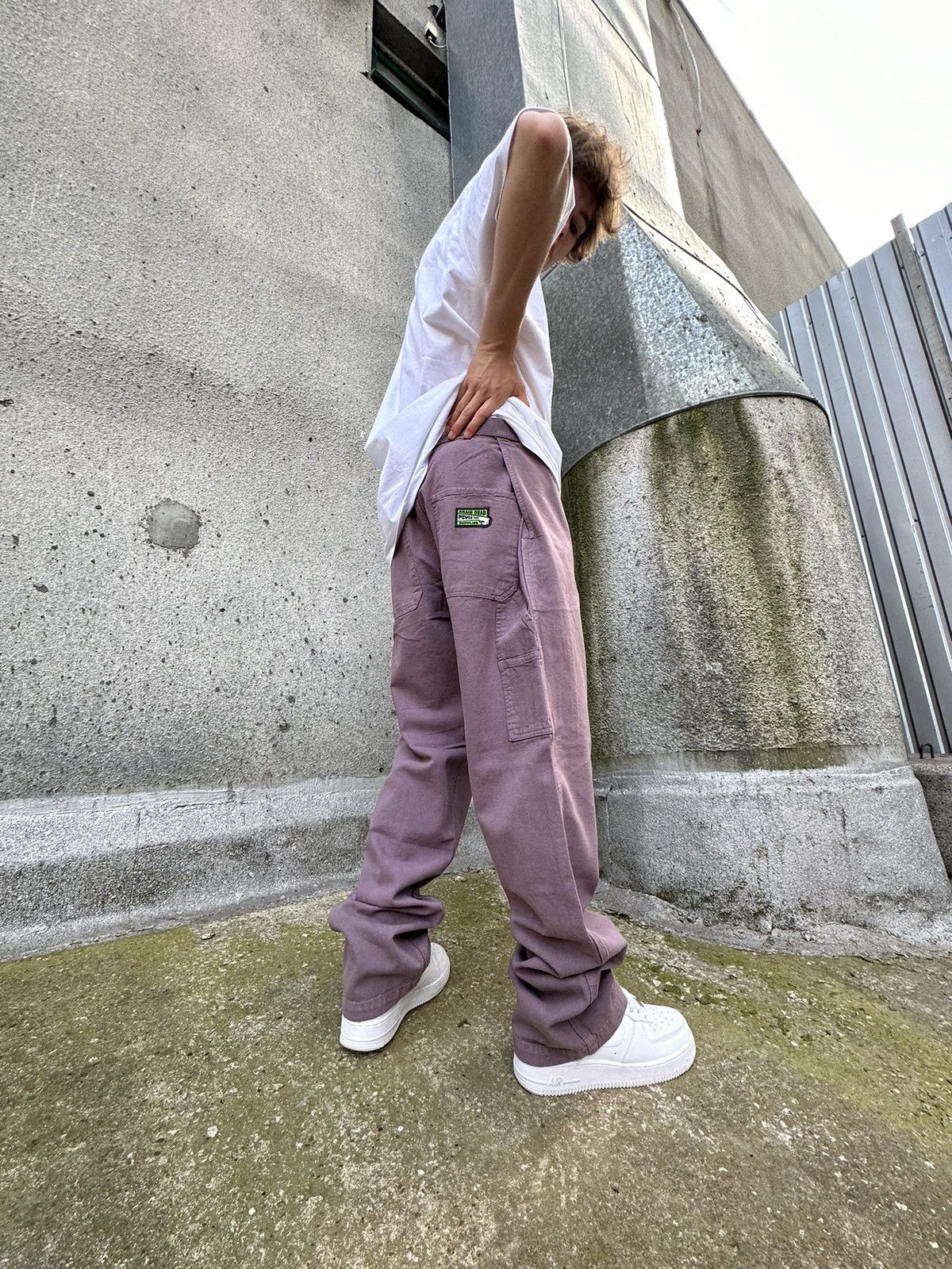 image of Brain Dead Carpenter Pants in Plum, Men's (Size 30)