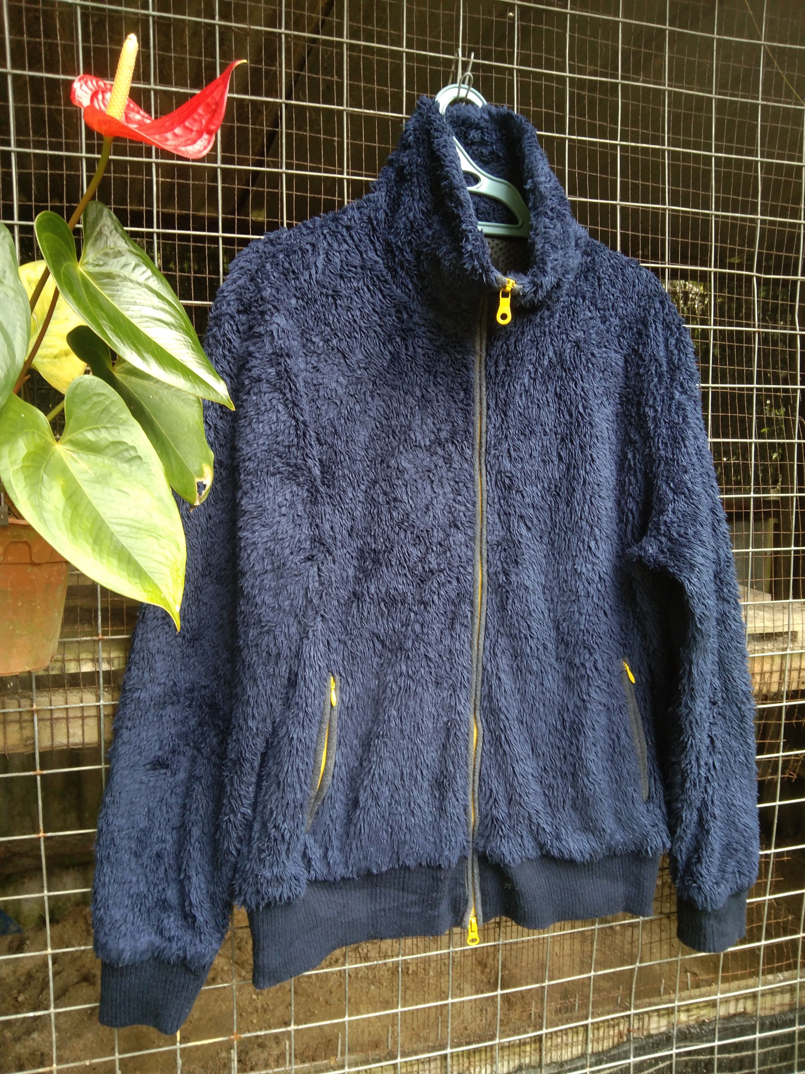 BEAMS CO. JAPAN FLUFFY YARN FULL-ZIPPER JACKET