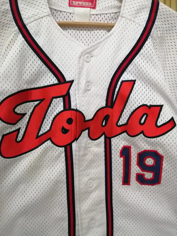 Japanese Brand Vintage REWARD Joda #19 Baseball Jersey Size US M / EU 48-50 / 2 - 4 Thumbnail