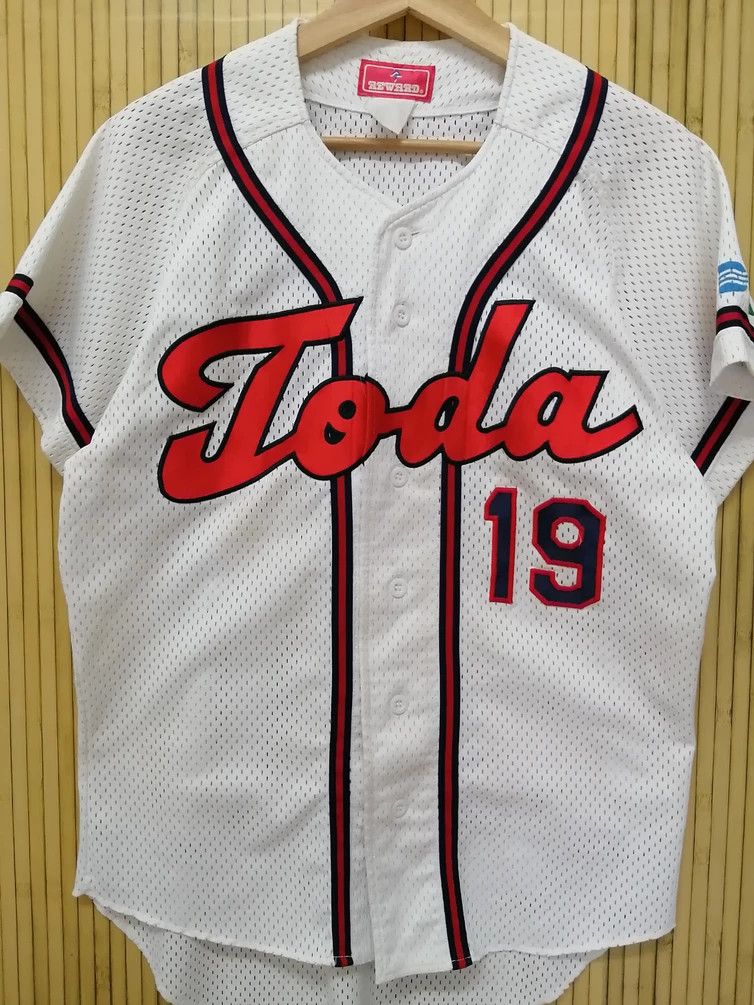 Japanese Brand Vintage REWARD Joda #19 Baseball Jersey Size US M / EU 48-50 / 2 - 2 Thumbnail