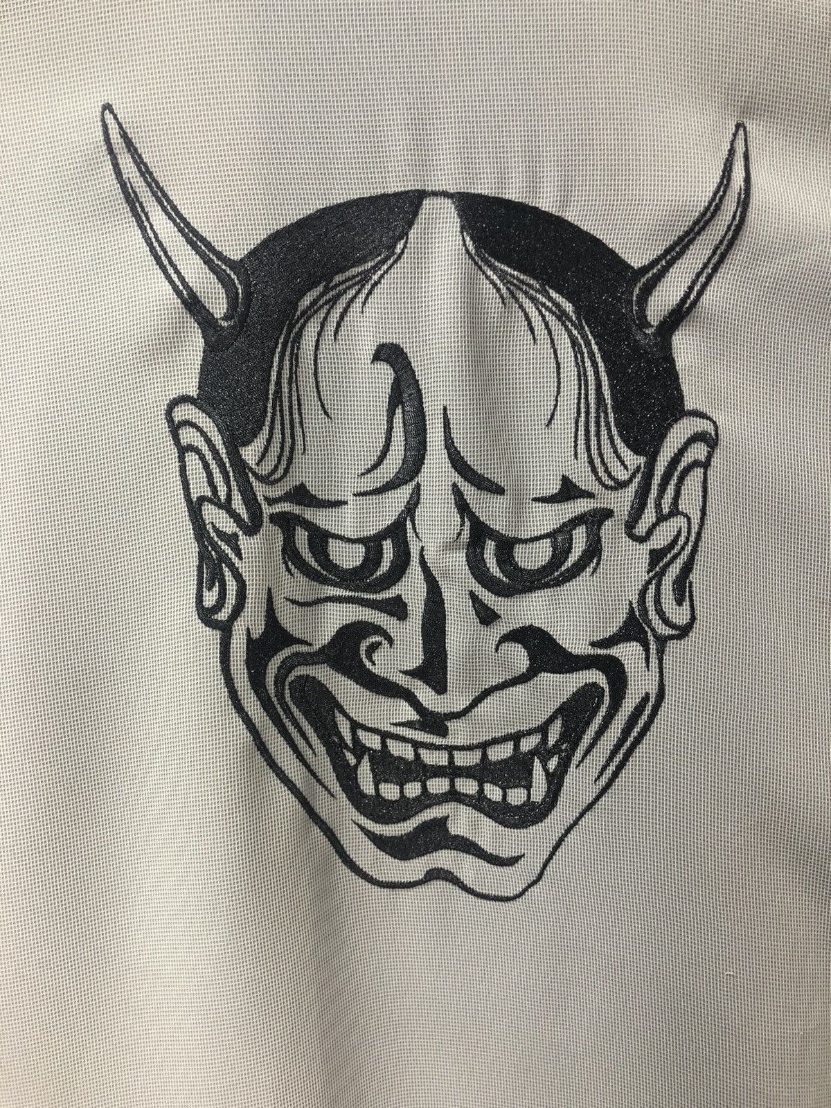 Japanese Brand Vtg Japanese Oni Demon Kimono Haori Traditional Hannya Mask Size US L / EU 52-54 / 3 - 3 Thumbnail
