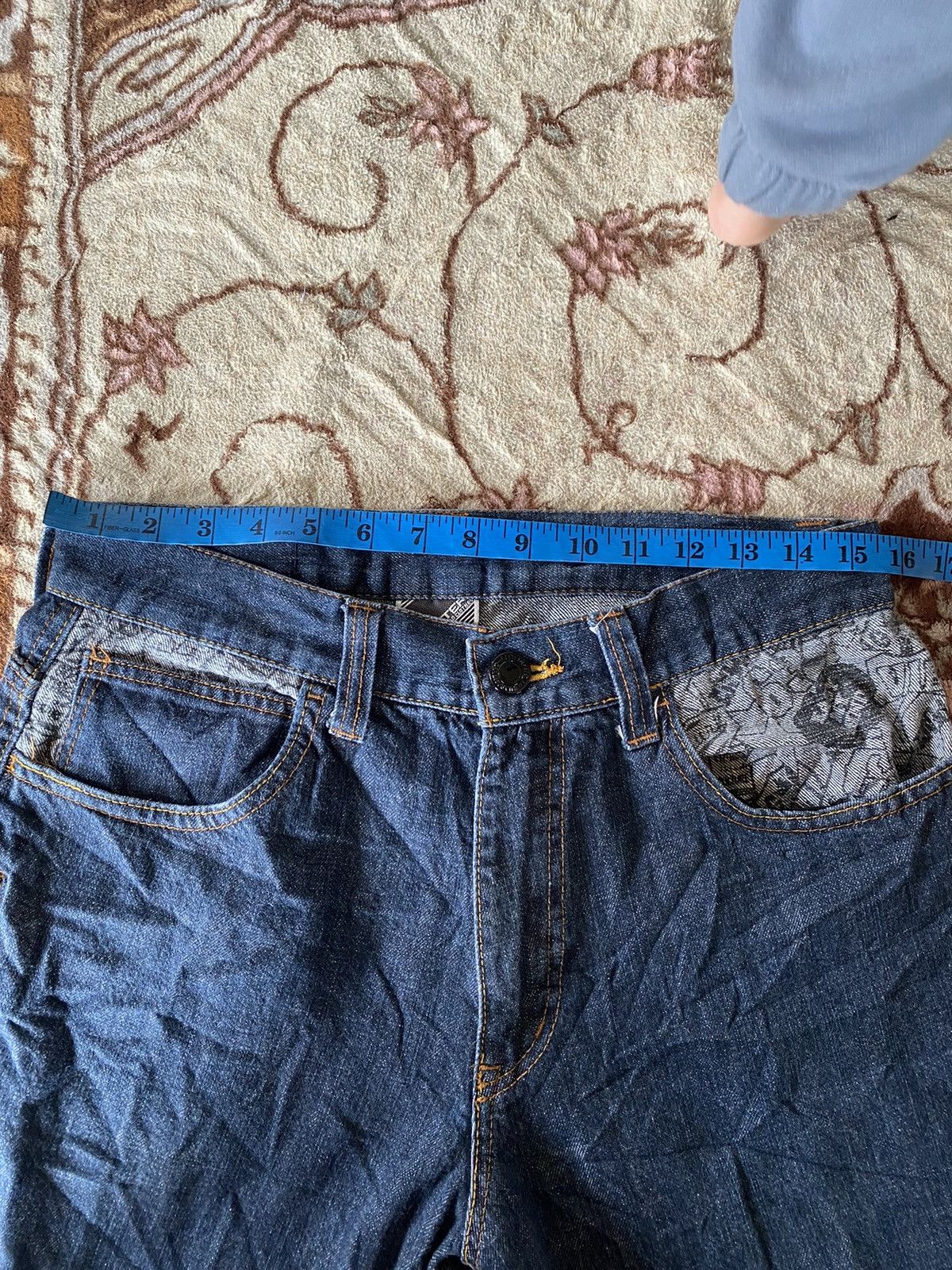 Japanese Brand × Vintage Vintage Short Pants Rimaster Design Art Pocket Style Size US 31 - 15 Thumbnail