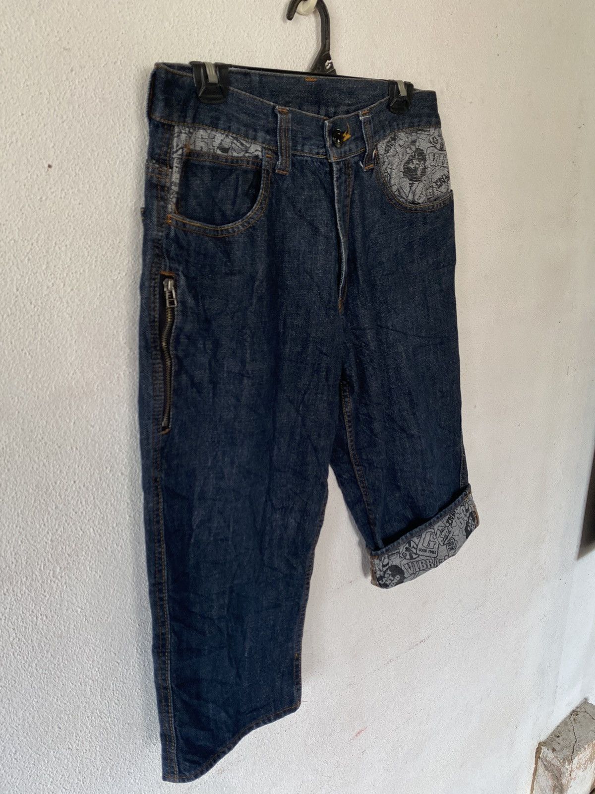 Japanese Brand × Vintage Vintage Short Pants Rimaster Design Art Pocket Style Size US 31 - 5 Thumbnail