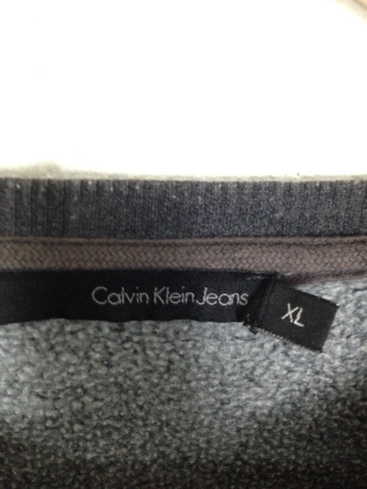 Calvin Klein Vintage Calvin Klein Jeans Black Crewneck Sweatshirt Size XL Size US XL / EU 56 / 4 - 3 Thumbnail