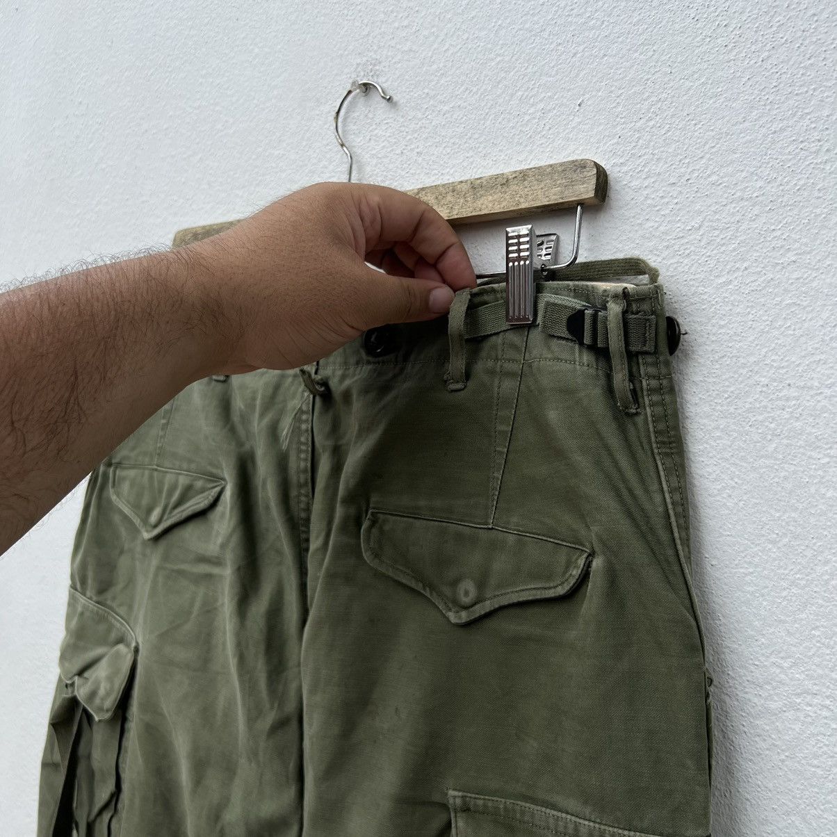 Vintage TRUE VINTAGE 1951 CARGO PANTS MILITARY WEAR MULTI POCKETS Size US 34 / EU 50 - 13 Thumbnail