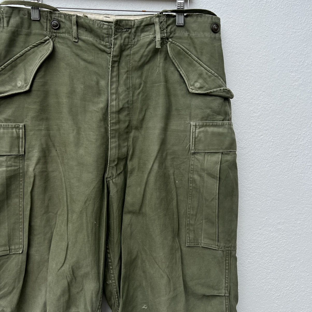 Vintage TRUE VINTAGE 1951 CARGO PANTS MILITARY WEAR MULTI POCKETS Size US 34 / EU 50 - 5 Thumbnail