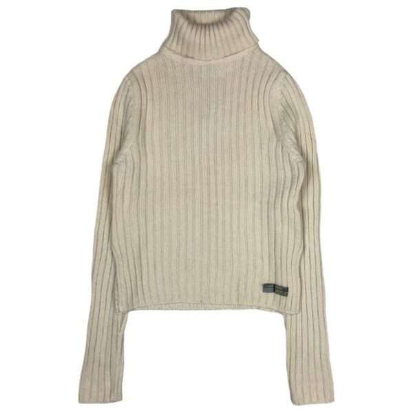 Diesel × Vintage Vintage Diesel Cyber Y2K Striped Turtleneck Size S / US 4 / IT 40 - 1 Thumbnail