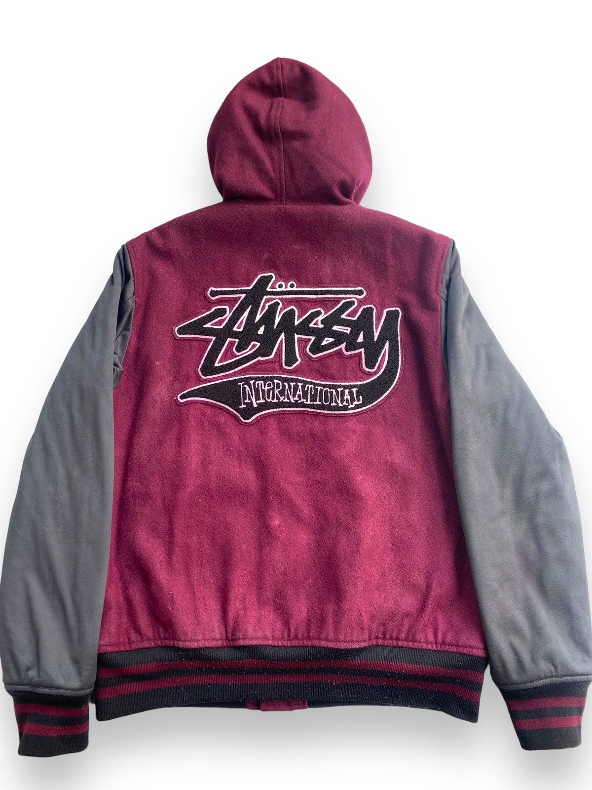 Stussy International Varsity Leather Jacket