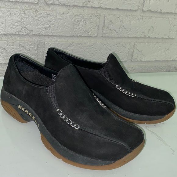 Merrell Primo Seam Moc Black/Oyster Slip-On Footwear