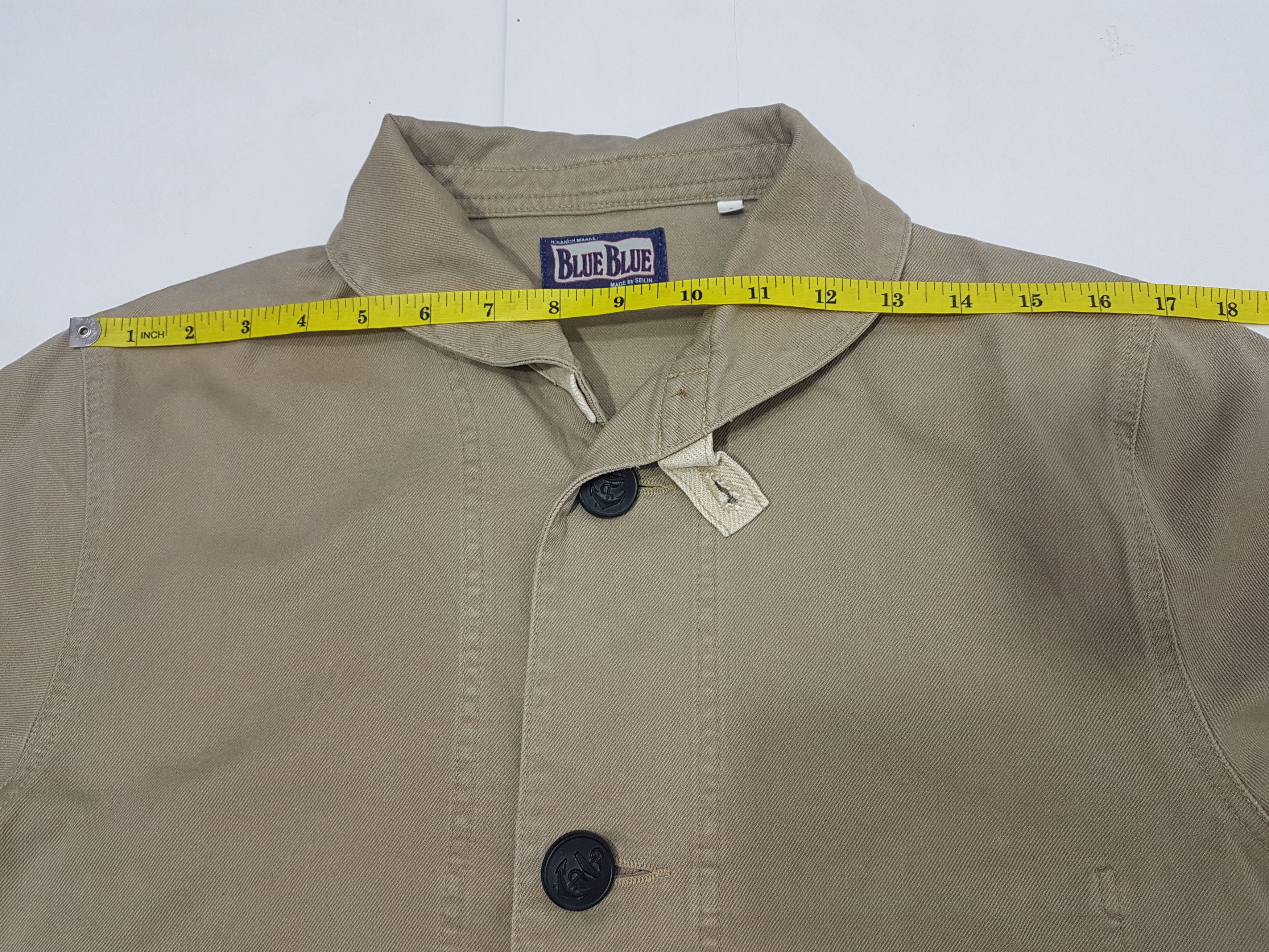 Blue Blue Japan Blue Blue Japan USN Shawl Collar Selvedge Jacket Size US S / EU 44-46 / 1 - 7 Thumbnail
