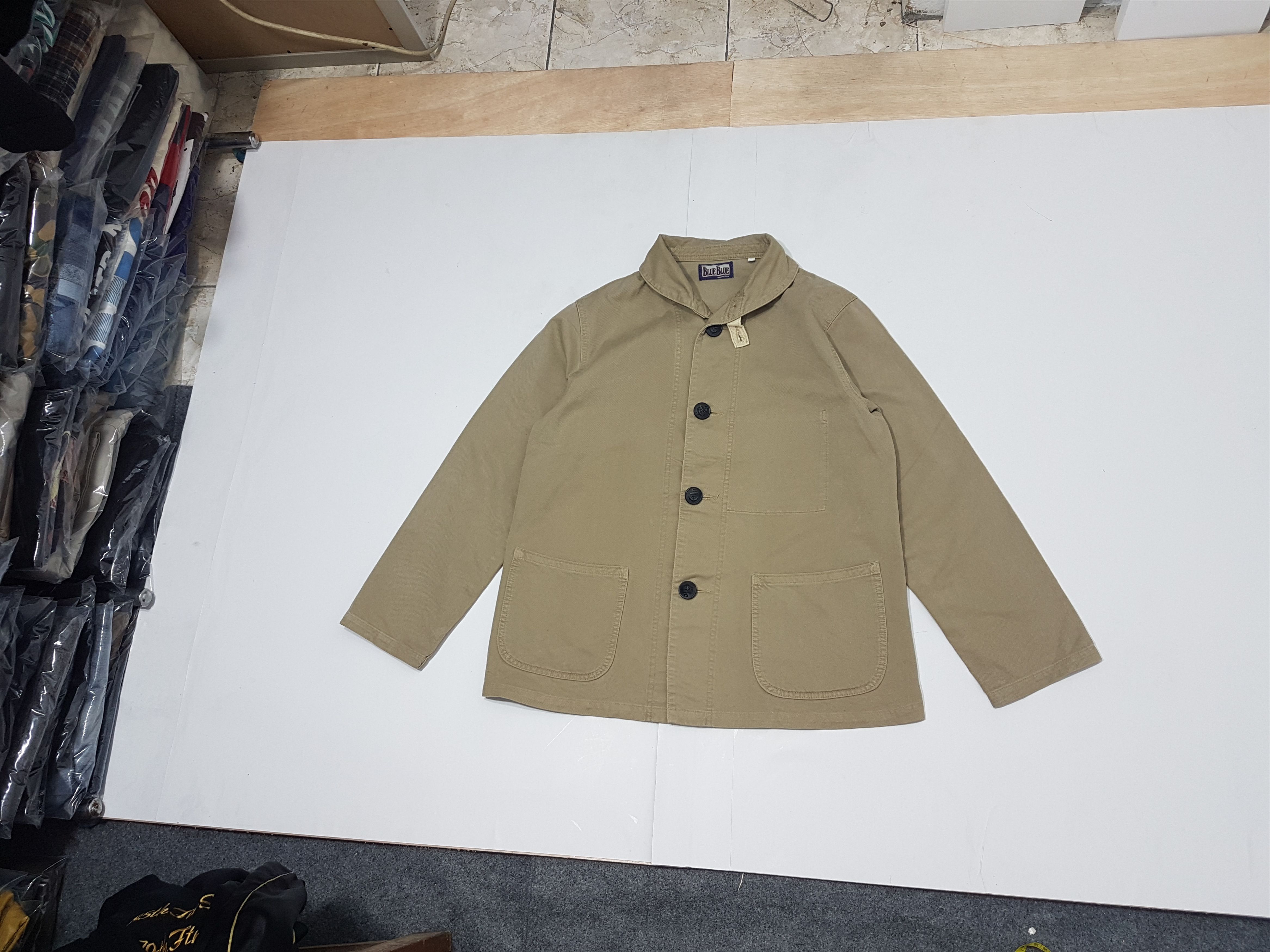 Blue Blue Japan Blue Blue Japan USN Shawl Collar Selvedge Jacket Size US S / EU 44-46 / 1 - 5 Thumbnail