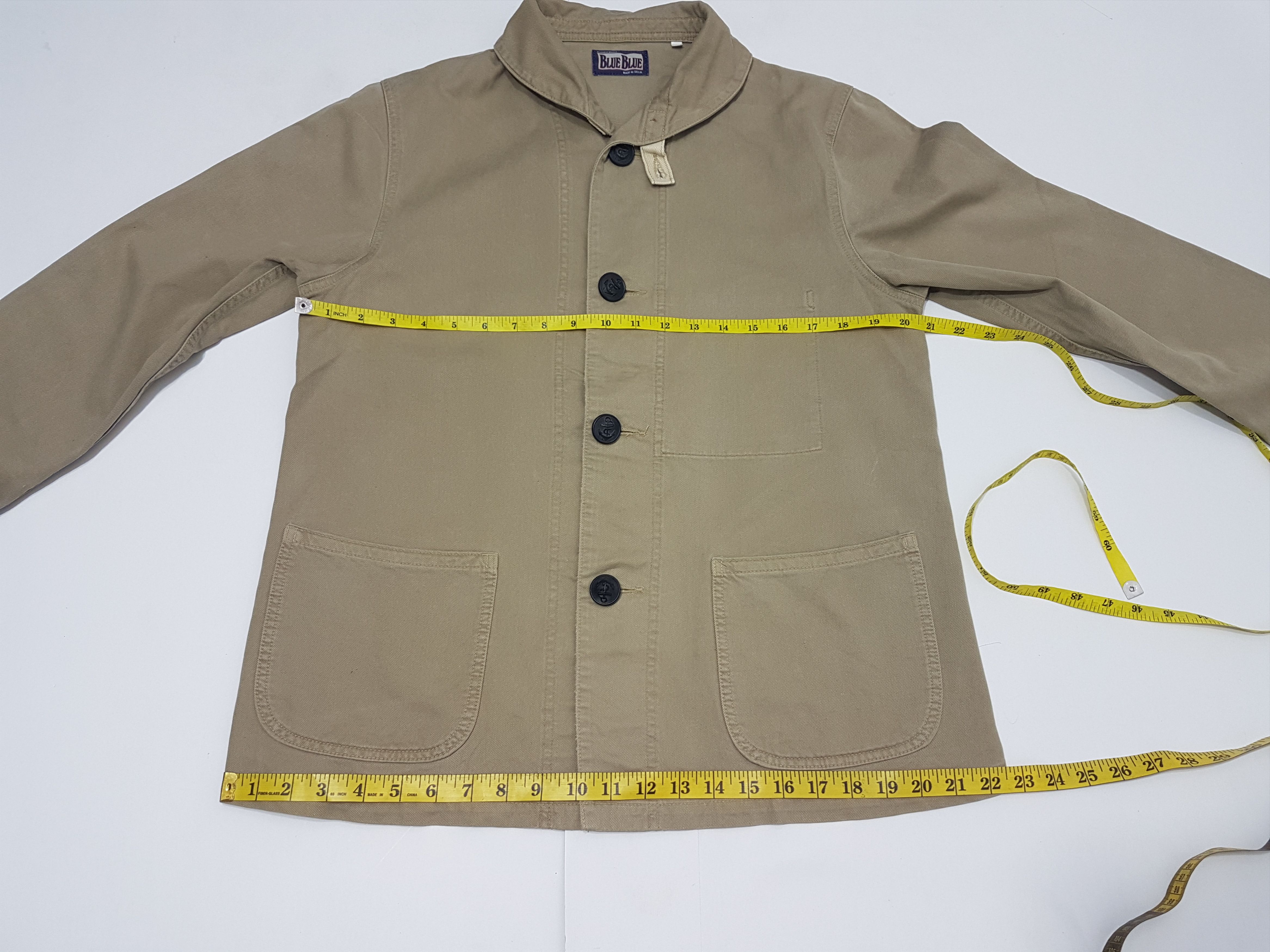 Blue Blue Japan Blue Blue Japan USN Shawl Collar Selvedge Jacket Size US S / EU 44-46 / 1 - 8 Thumbnail