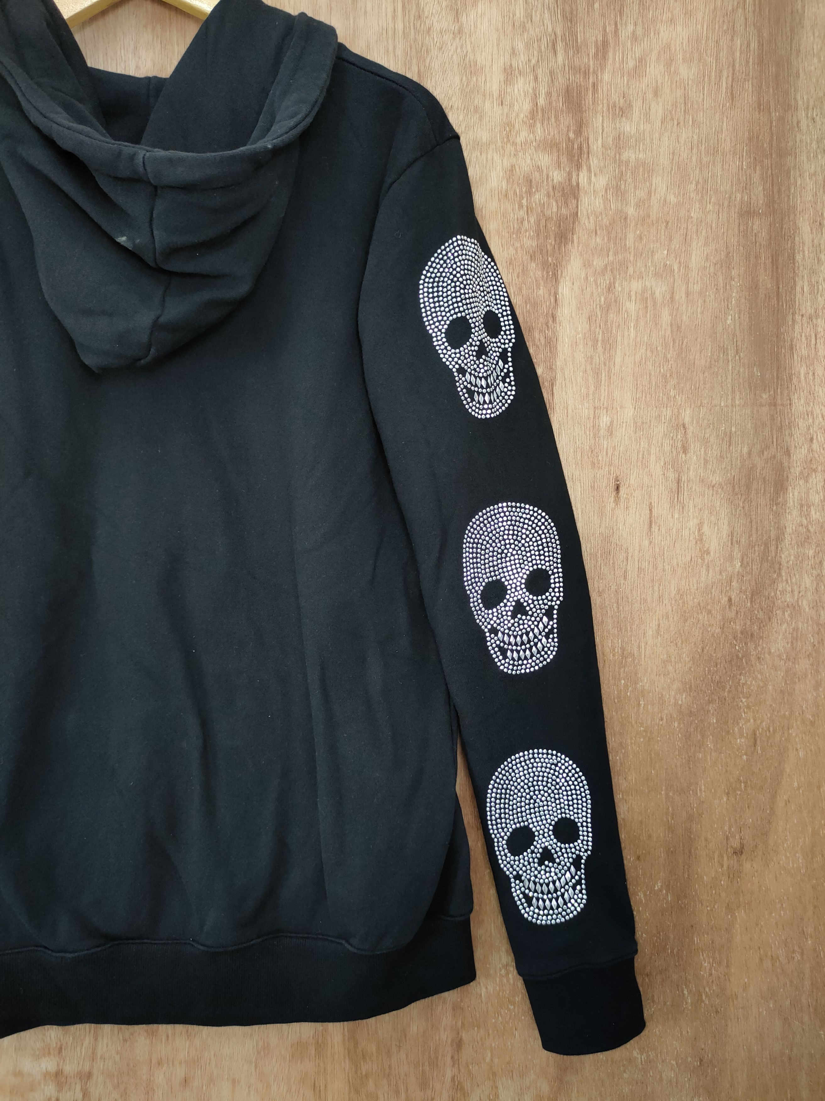 Japanese Brand DLL Japan punk skull diamond seditionarie sweatshirt #46-107 Size US M / EU 48-50 / 2 - 10 Thumbnail