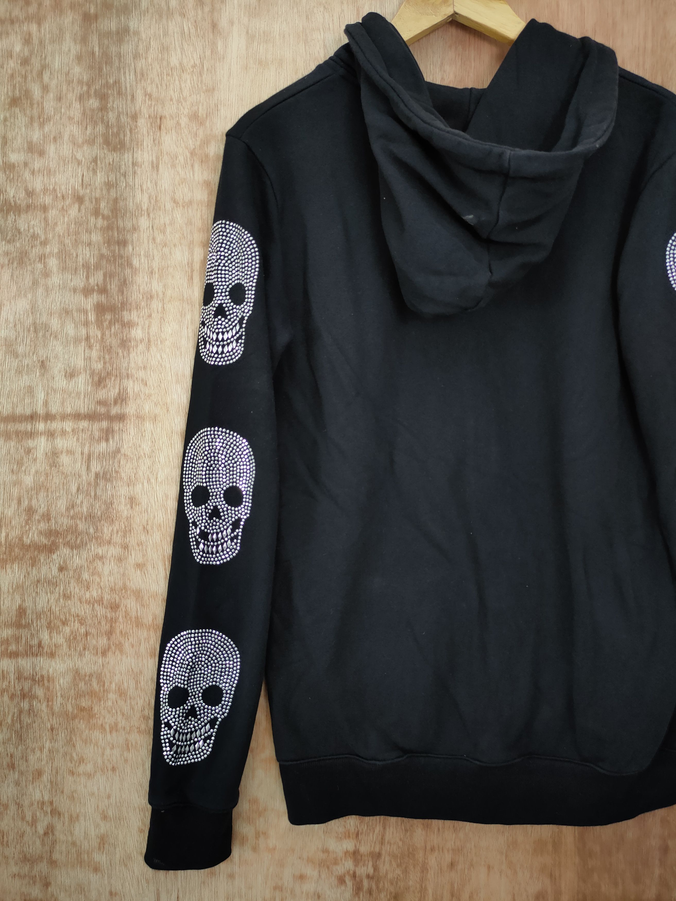 Japanese Brand DLL Japan punk skull diamond seditionarie sweatshirt #46-107 Size US M / EU 48-50 / 2 - 9 Thumbnail