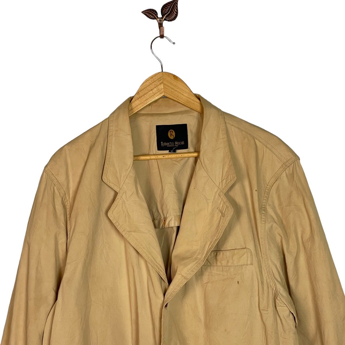 Vintage Vintage 90s Roberto Mocali Light Jacket XL Size US XL / EU 56 / 4 - 3 Thumbnail