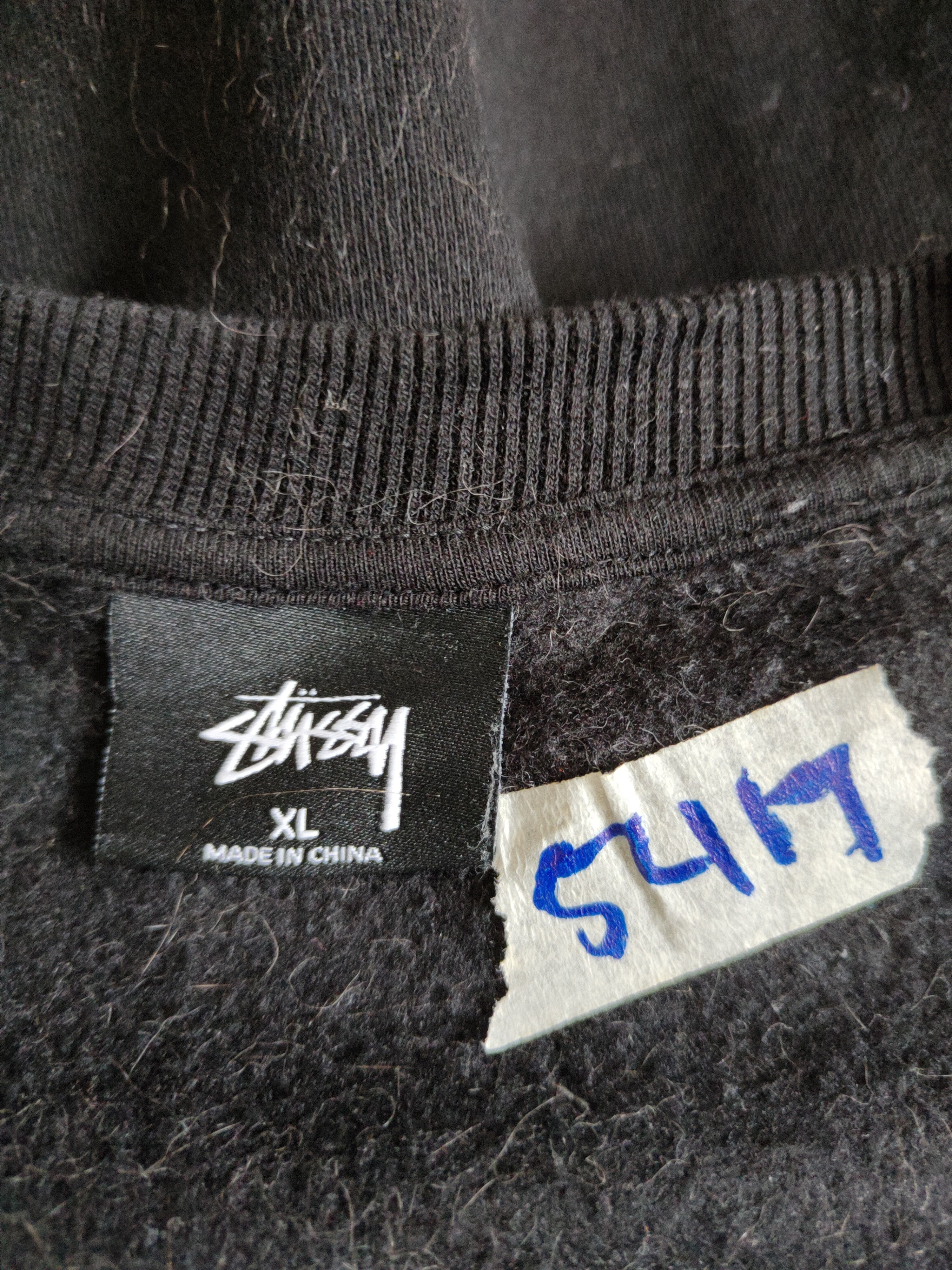 Stussy Stussy spell out Black Sweatshirt #5417 DL Keda 2 Size US XL / EU 56 / 4 - 5 Thumbnail