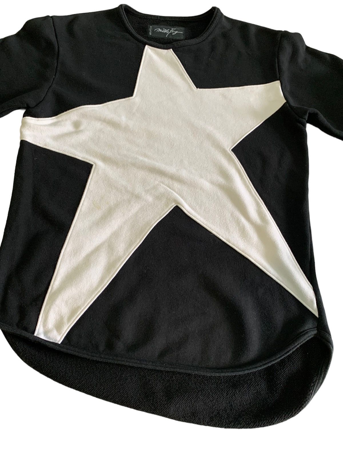 20471120 Vintage Milk Boy Spell Out Star sweatshirts Size US S / EU 44-46 / 1 - 6 Thumbnail