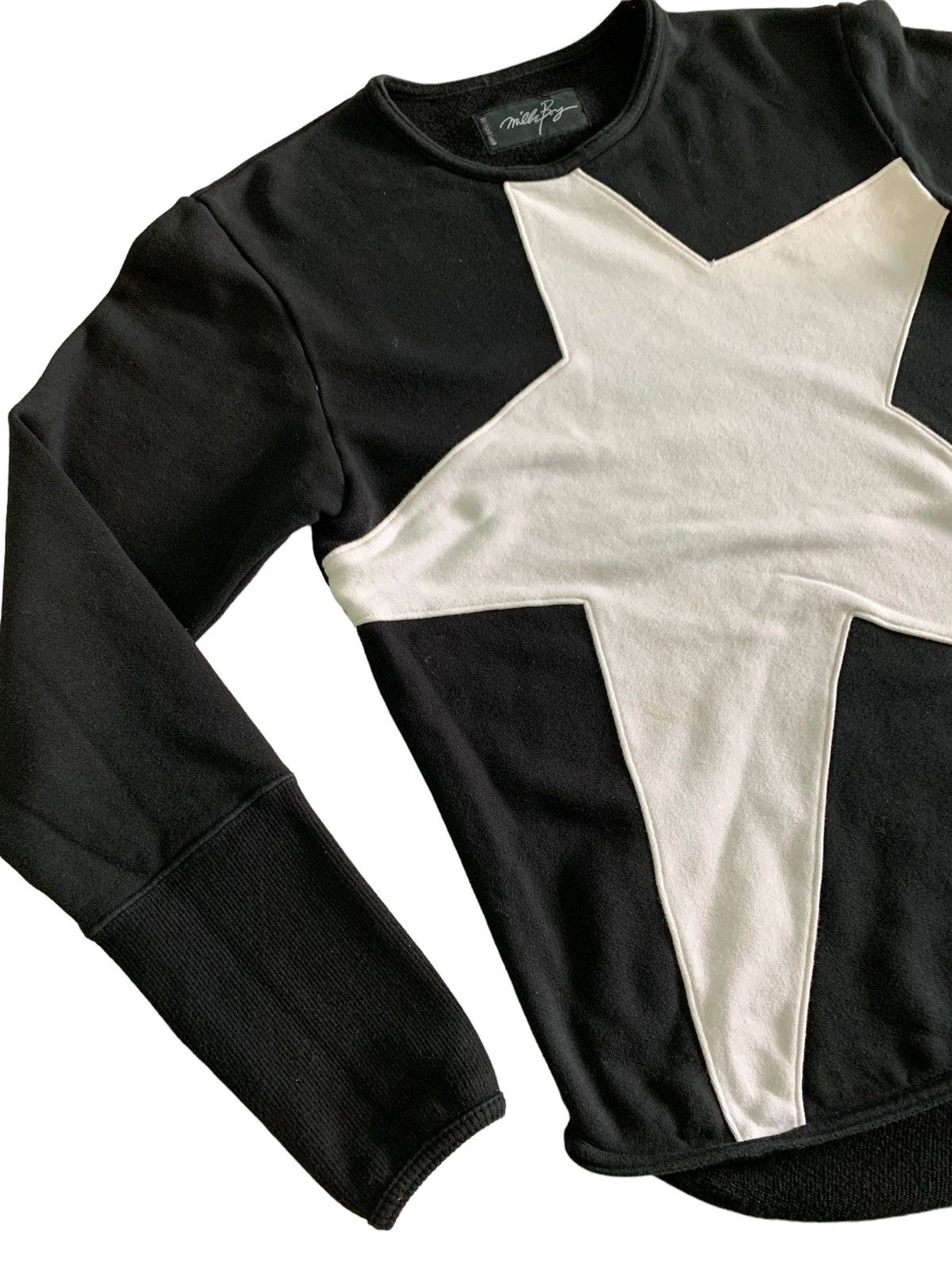 20471120 Vintage Milk Boy Spell Out Star sweatshirts Size US S / EU 44-46 / 1 - 7 Thumbnail