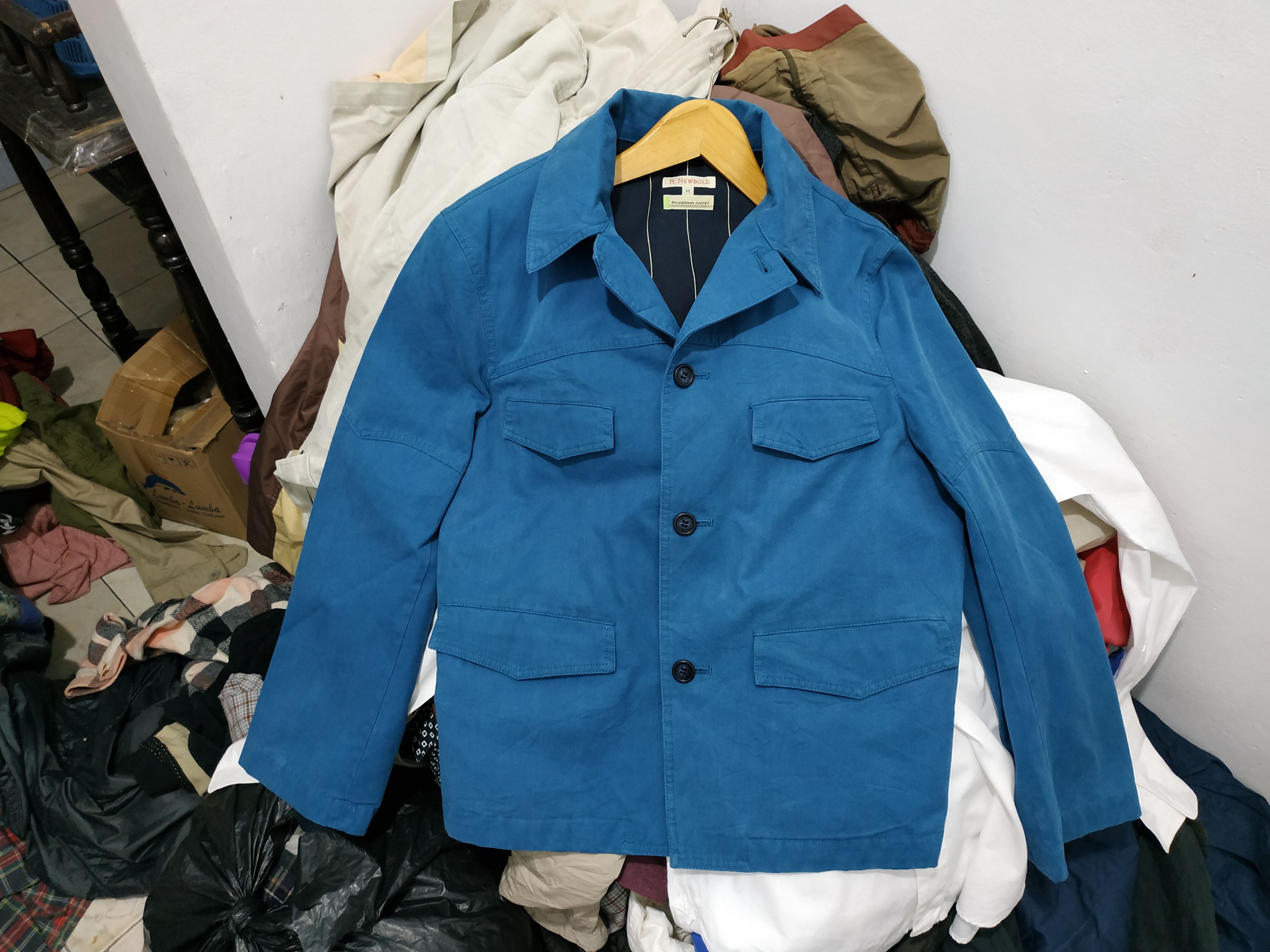 R.Newbold R. Newbold Roundsman Bondage Buckle Back Jacket Size US M / EU 48-50 / 2 - 3 Thumbnail