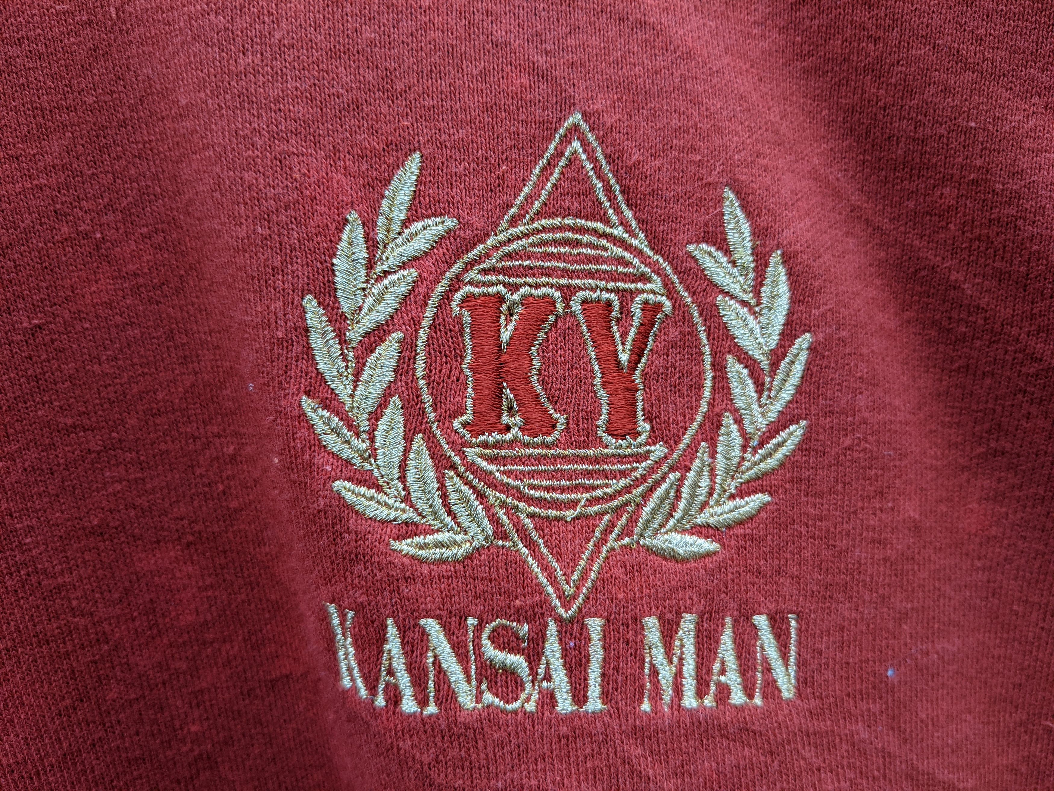 Kansai Yamamoto Vintage Kansai Man Embroidery Spellout Size US L / EU 52-54 / 3 - 5 Thumbnail