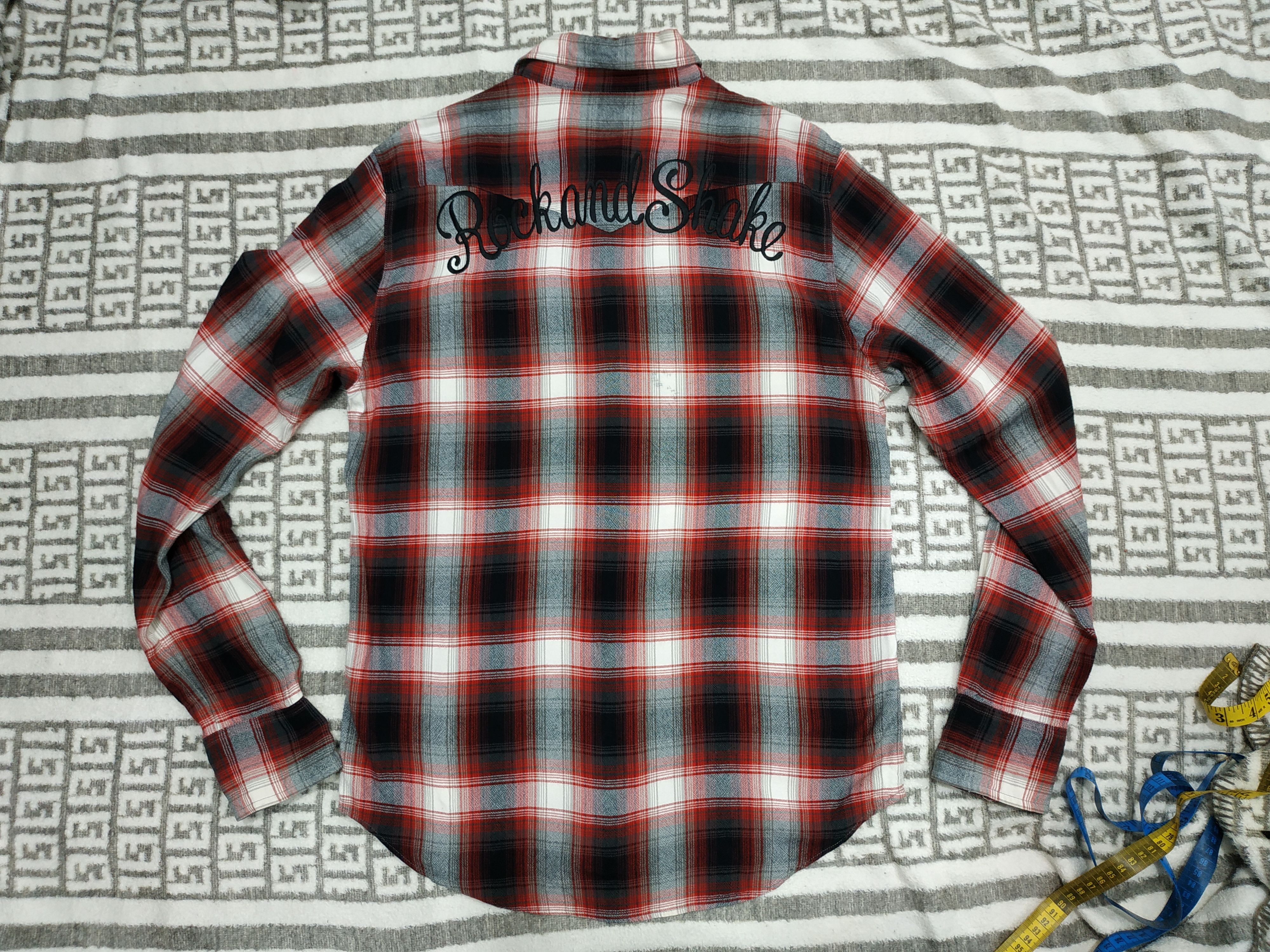 Wacko Maria Fit S to M, Wacko Maria Shadow Plaid Rayon Shirt Size US M / EU 48-50 / 2 - 14 Thumbnail