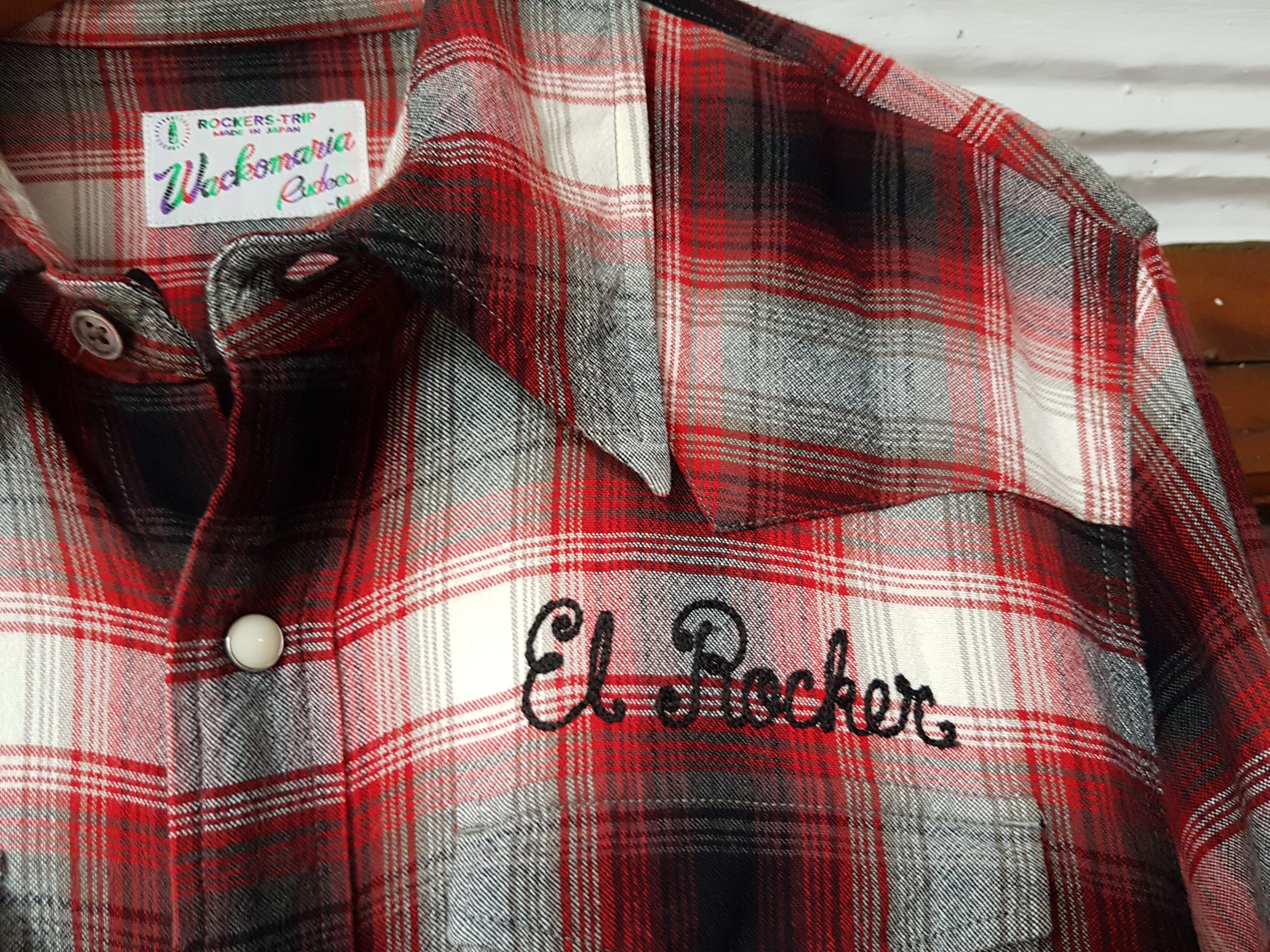 Wacko Maria Fit S to M, Wacko Maria Shadow Plaid Rayon Shirt Size US M / EU 48-50 / 2 - 6 Thumbnail