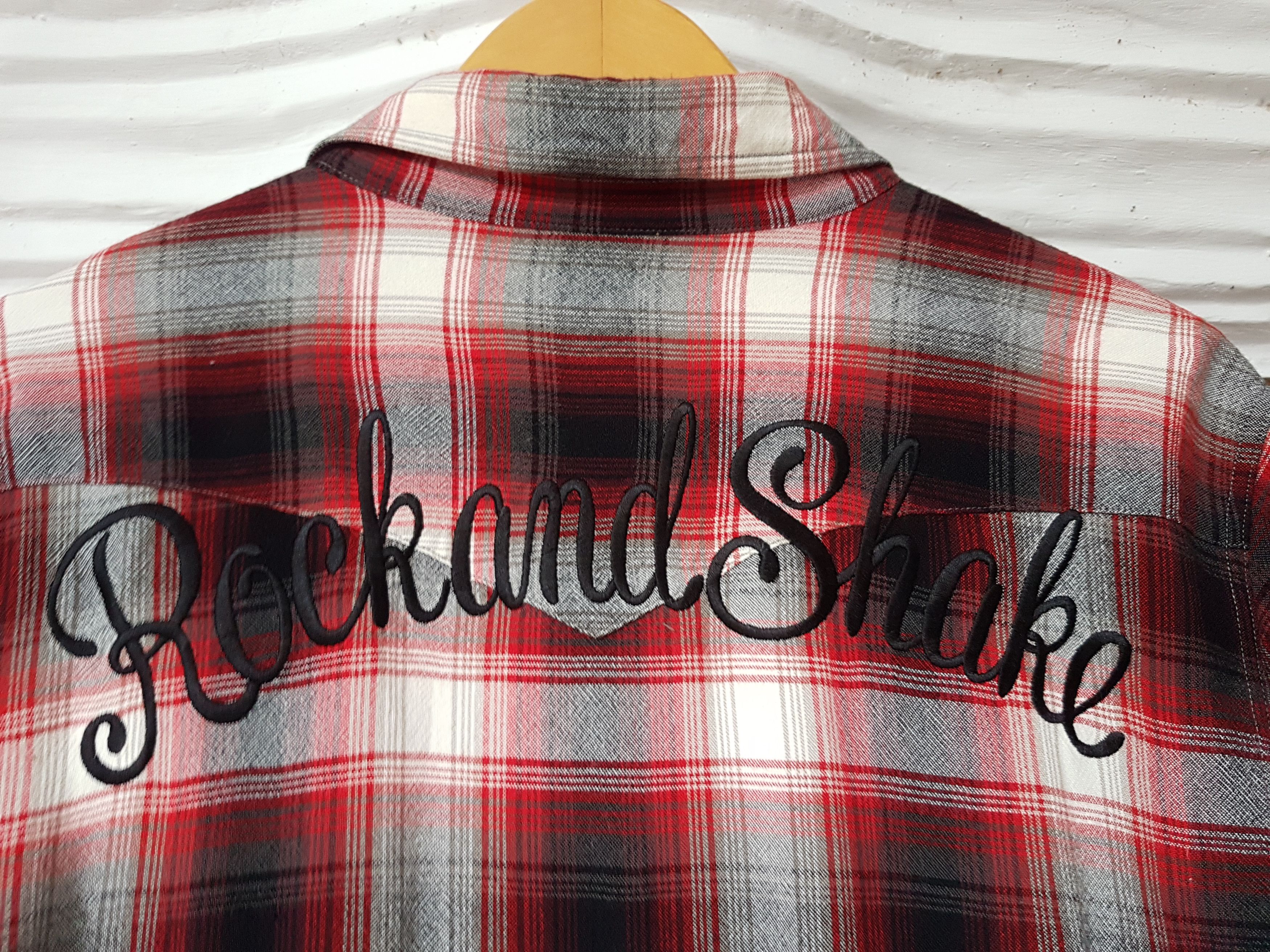 Wacko Maria Fit S to M, Wacko Maria Shadow Plaid Rayon Shirt Size US M / EU 48-50 / 2 - 8 Thumbnail