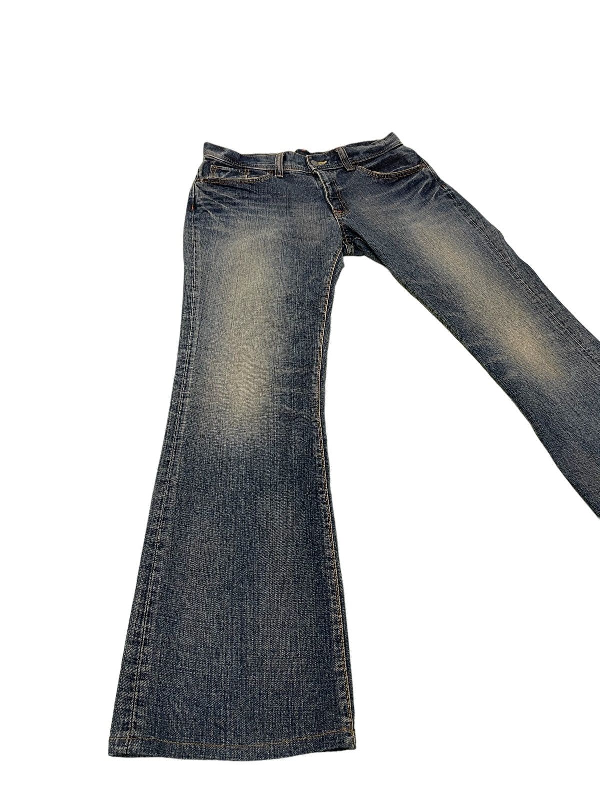 image of Hype Flare Jeans Gl Heart Japan Boot Cut Denim 29 in Blue, Men's (Size 33)
