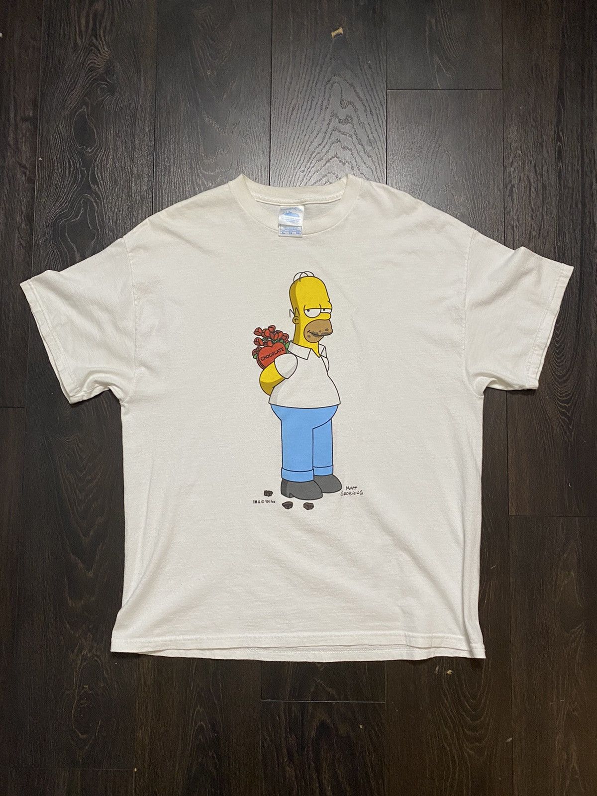 The Simpsons 2004 Homer valentines T-shirt Size US XL / EU 56 / 4 - 1 Thumbnail