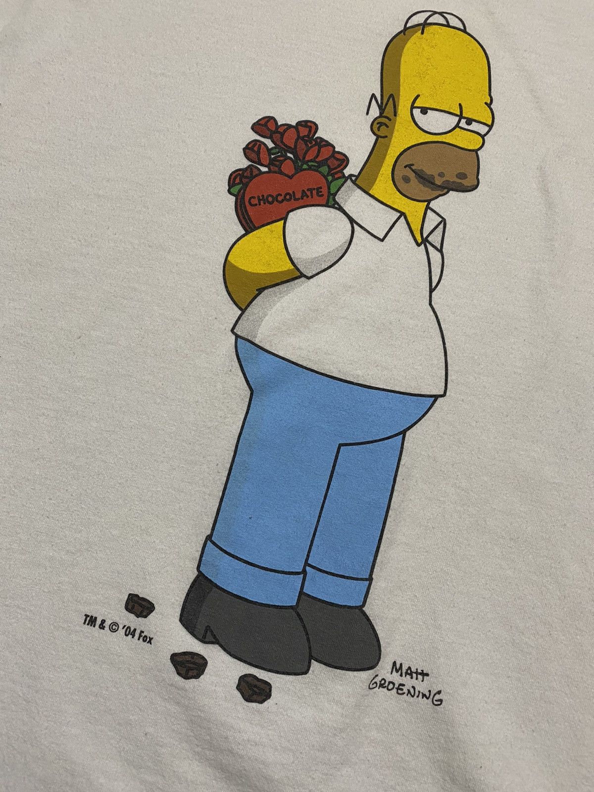 The Simpsons 2004 Homer valentines T-shirt Size US XL / EU 56 / 4 - 3 Thumbnail