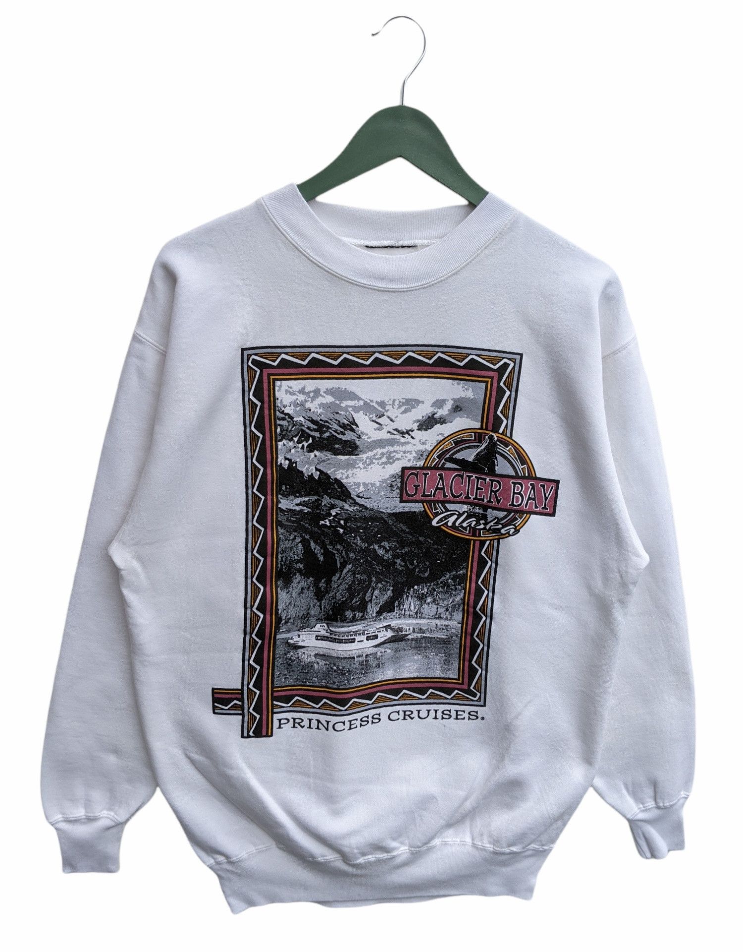 Vintage Vintage Glacier Bay Alaska Princess Cruise Sweatshirt Size US M / EU 48-50 / 2 - 1 Thumbnail