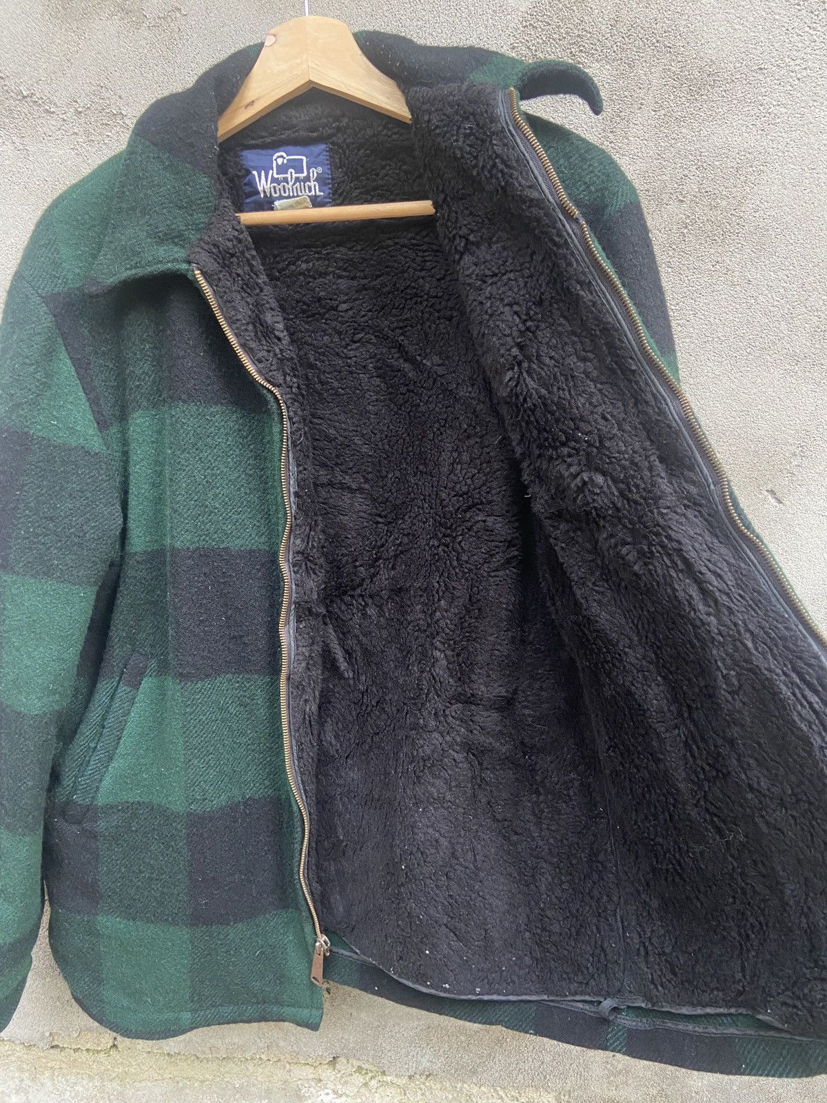 Vintage Woolrich 70s Zip Up Wool Jacket Made in USA