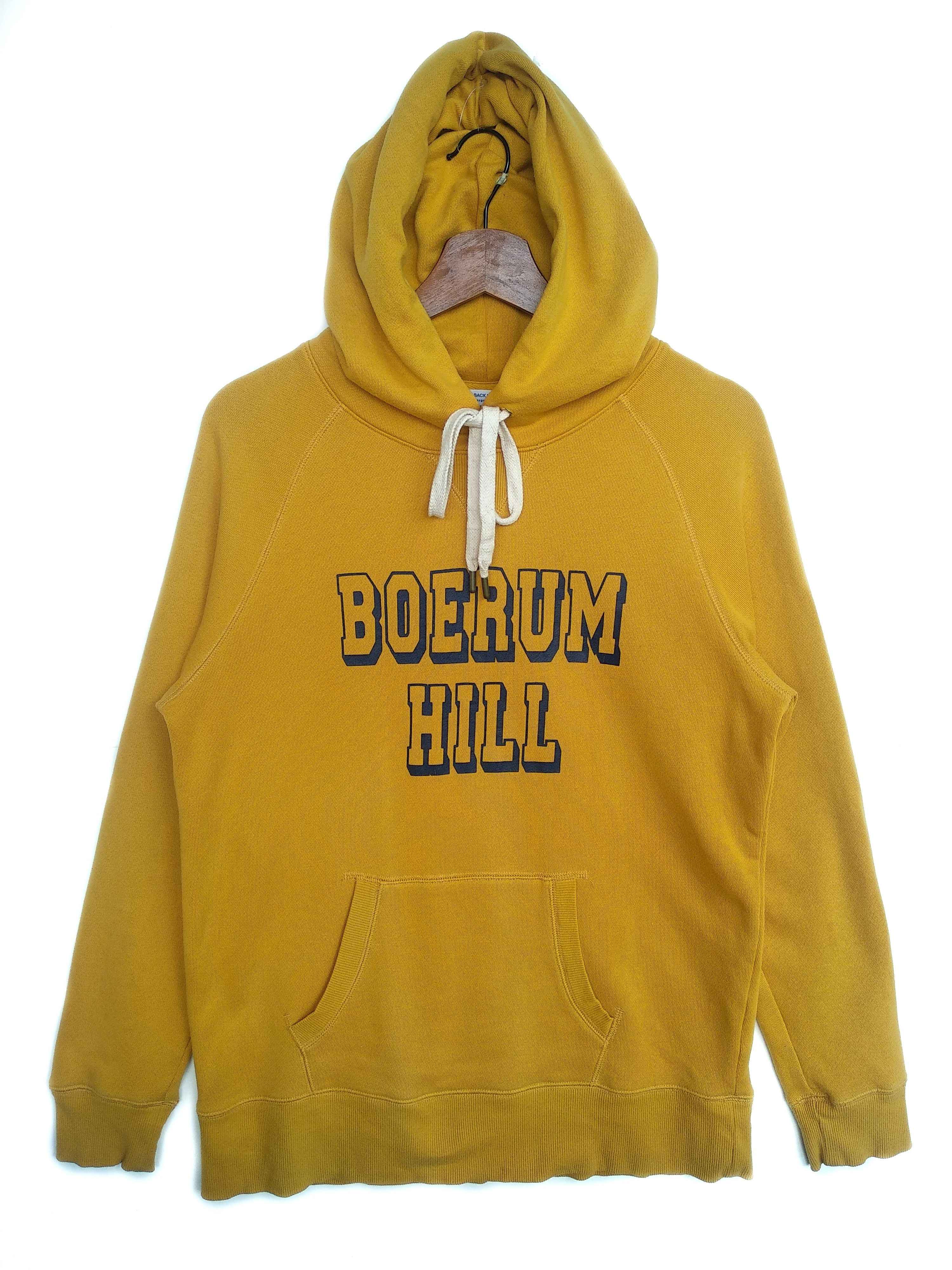 Back Number Boerum Hill Hoodie/Size L/Yellow Colour.