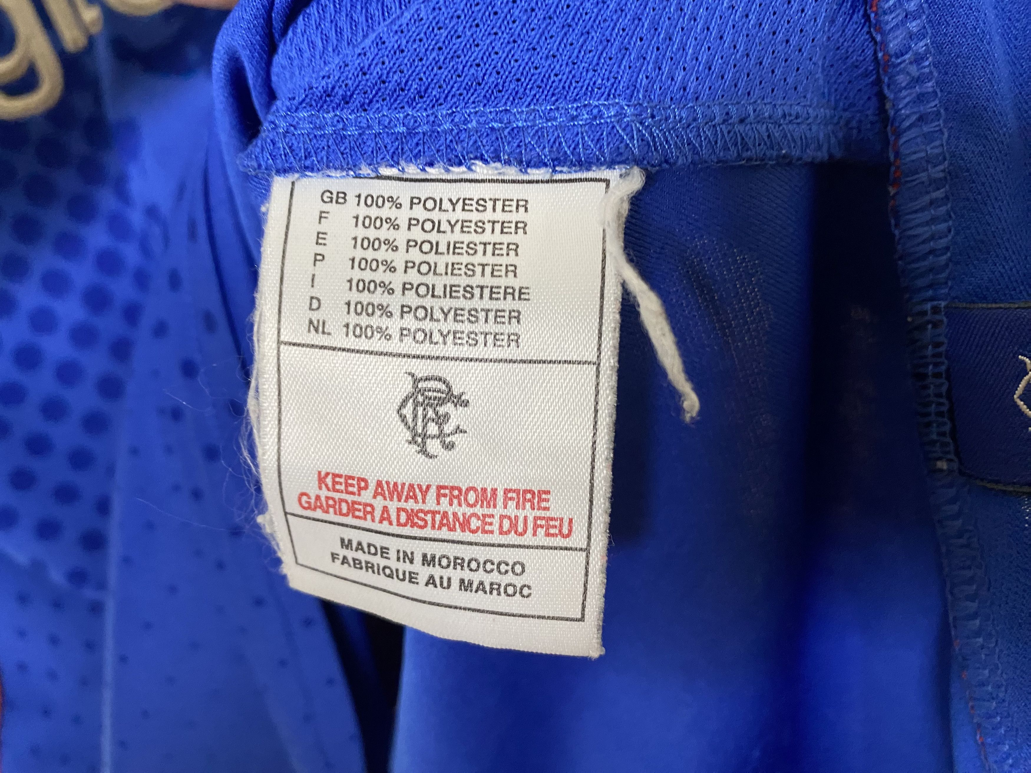 Diadora × Vintage RANGERS 2002 2003 HOME FOOTBALL SHIRT SOCCER JERSEY DIADORA Size US S / EU 44-46 / 1 - 9 Thumbnail