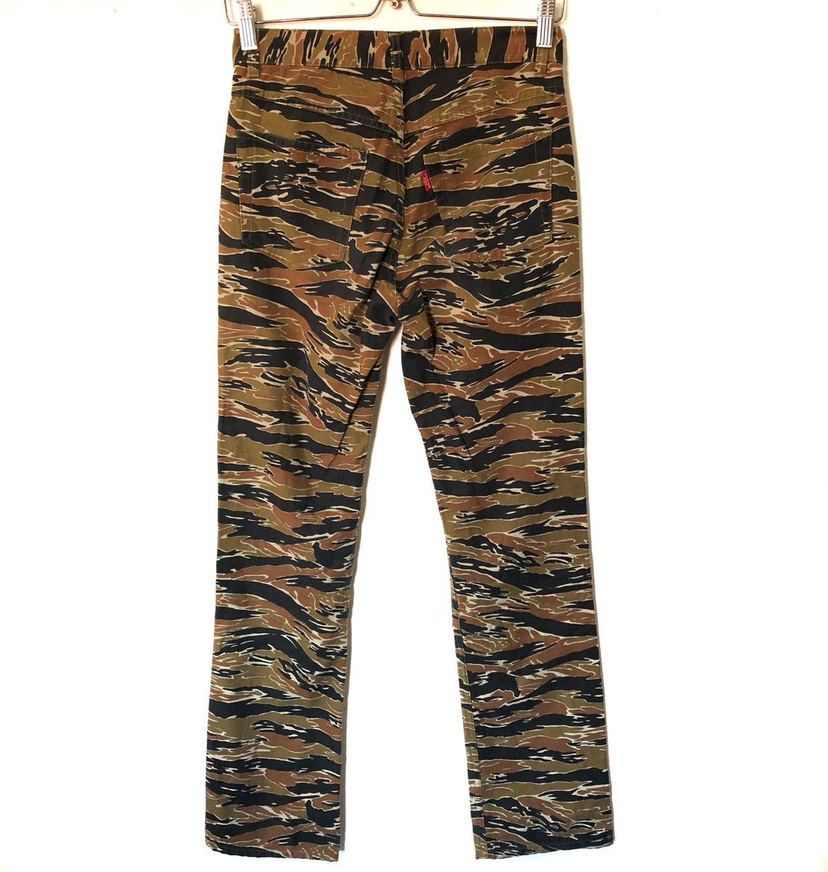 Japanese Brand Tiger Stripes Camo Army Cargo Trousers Pants Size US 27 - 2 Thumbnail