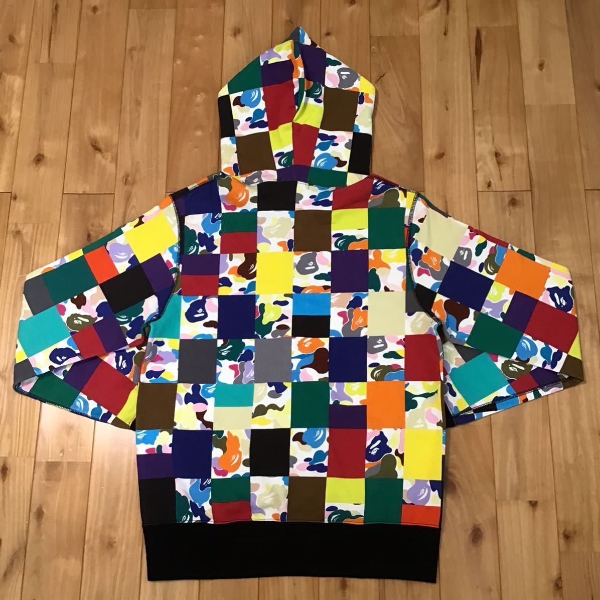 Bape BAPE Crazy multi camo full zip hoodie Size US M / EU 48-50 / 2 - 3 Thumbnail