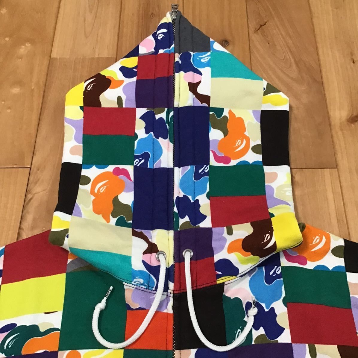 Bape BAPE Crazy multi camo full zip hoodie Size US M / EU 48-50 / 2 - 2 Thumbnail