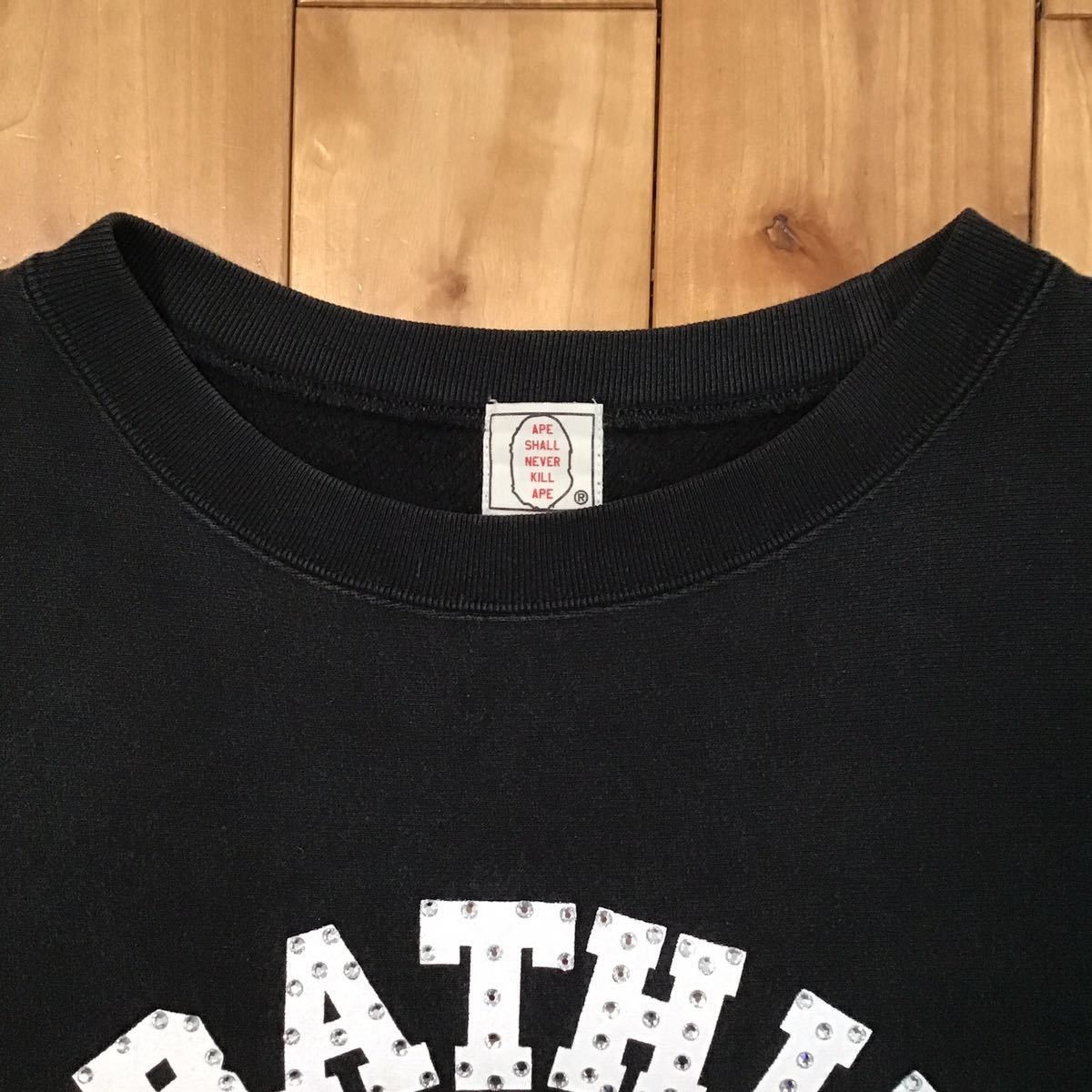 Bape × Swarovski BAPE Swarovski College Logo Sweat shirt Size US L / EU 52-54 / 3 - 5 Thumbnail