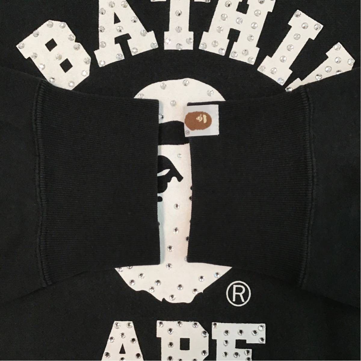 Bape × Swarovski BAPE Swarovski College Logo Sweat shirt Size US L / EU 52-54 / 3 - 6 Thumbnail