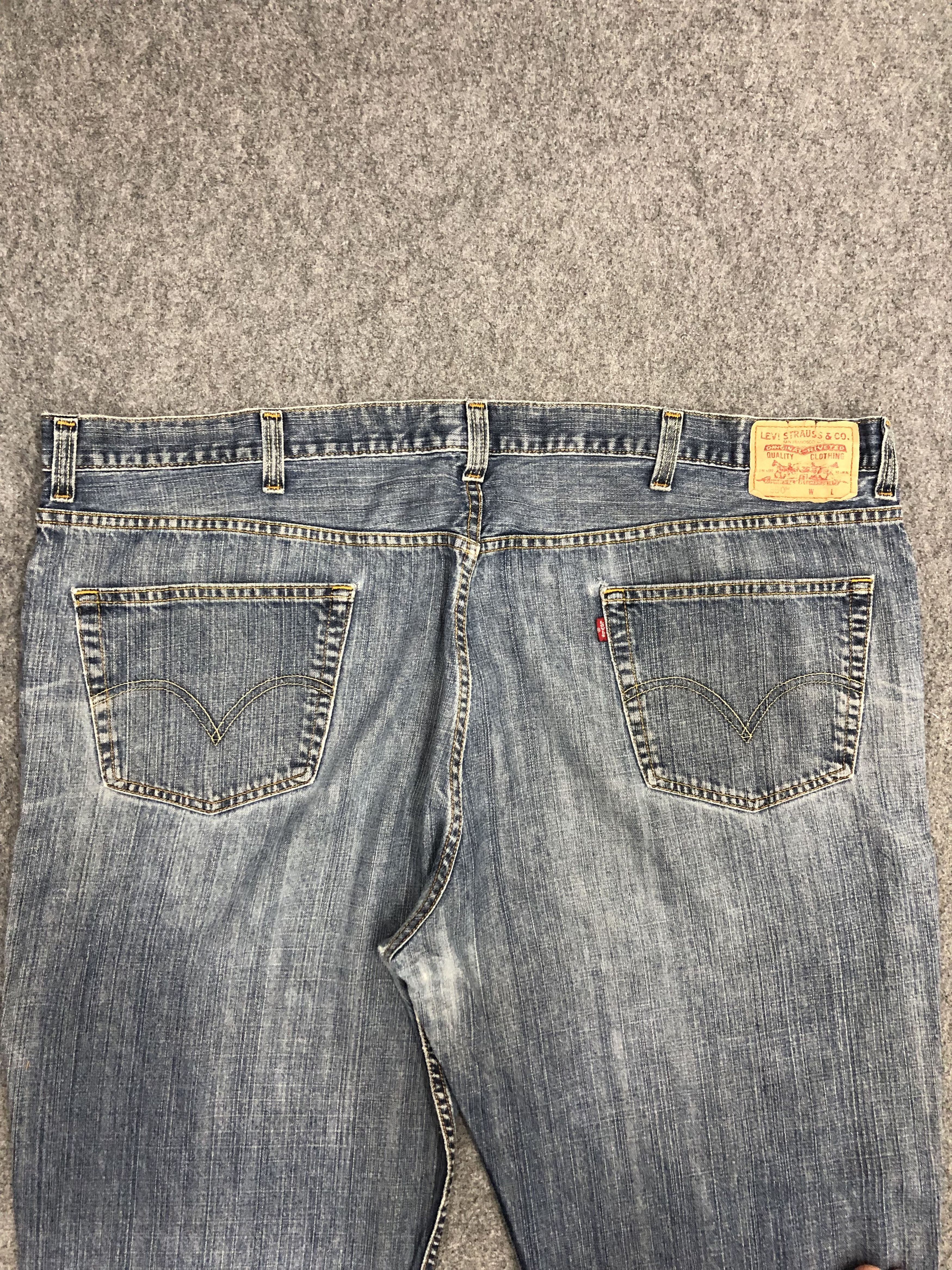 Levi's × Vintage Vintage Levis 550 Faded Blue Jeans Size US 44 / EU 60 - 4 Thumbnail