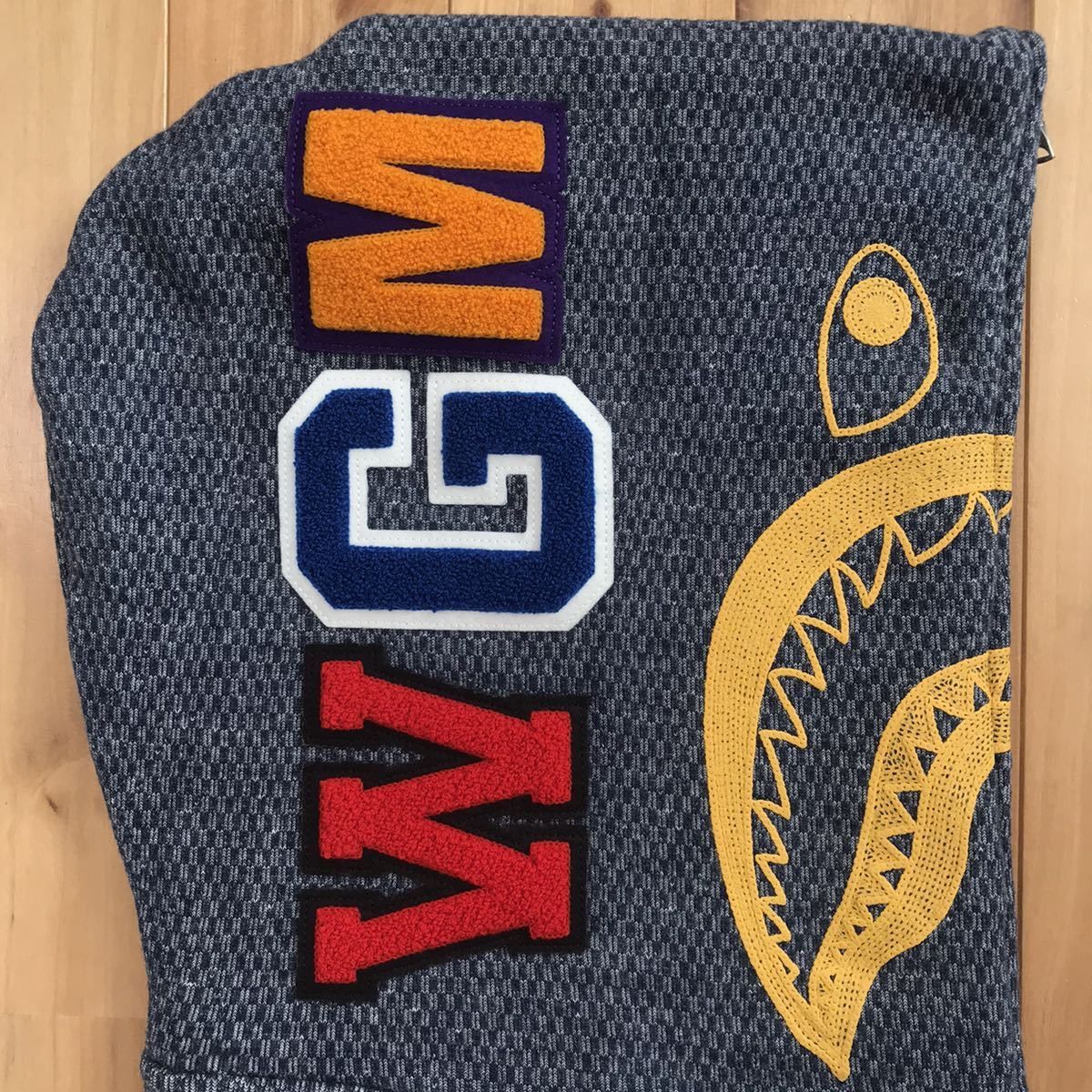 Bape BAPE Shark full zip hoodie navy a bathing ape Size US M / EU 48-50 / 2 - 3 Thumbnail