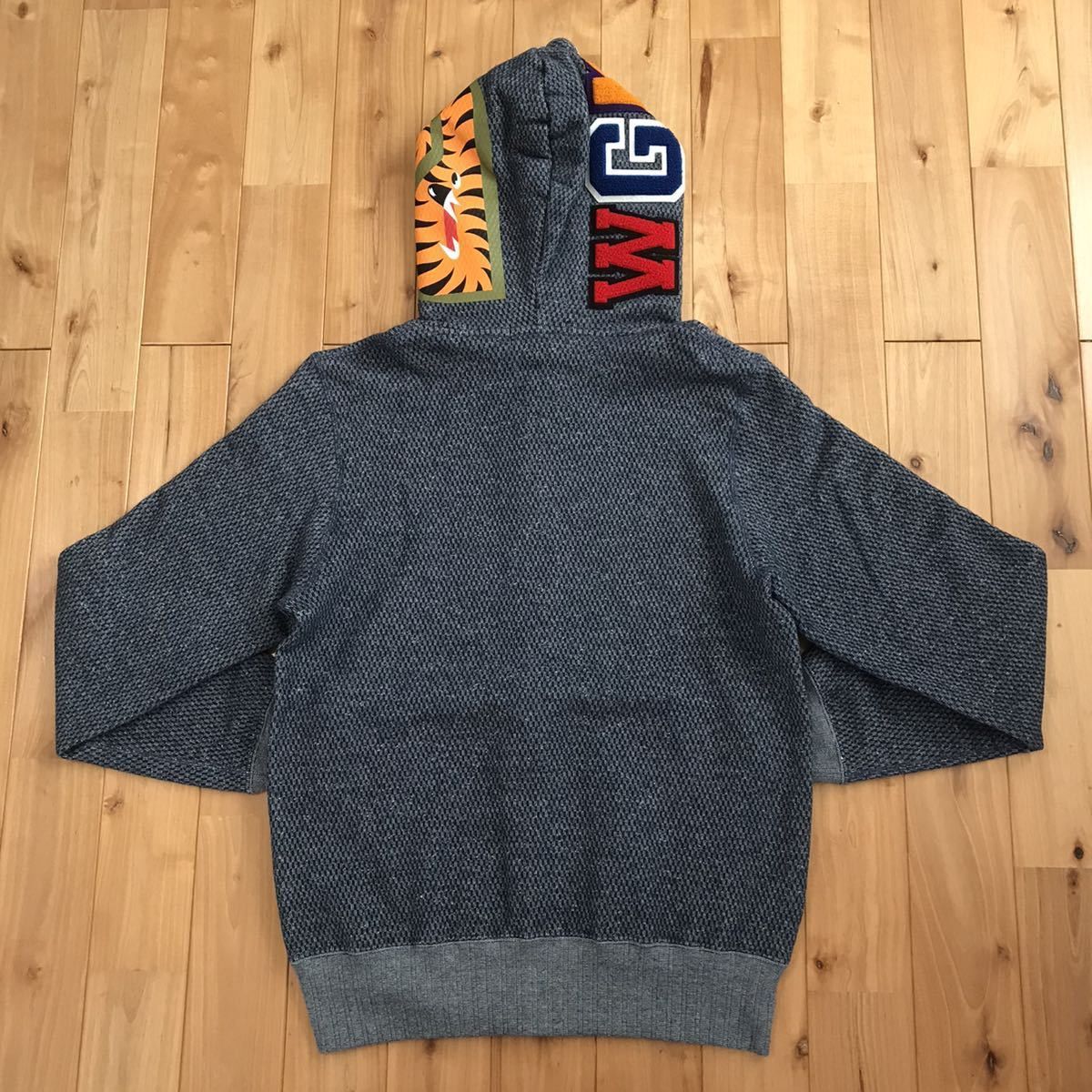 Bape BAPE Shark full zip hoodie navy a bathing ape Size US M / EU 48-50 / 2 - 5 Thumbnail