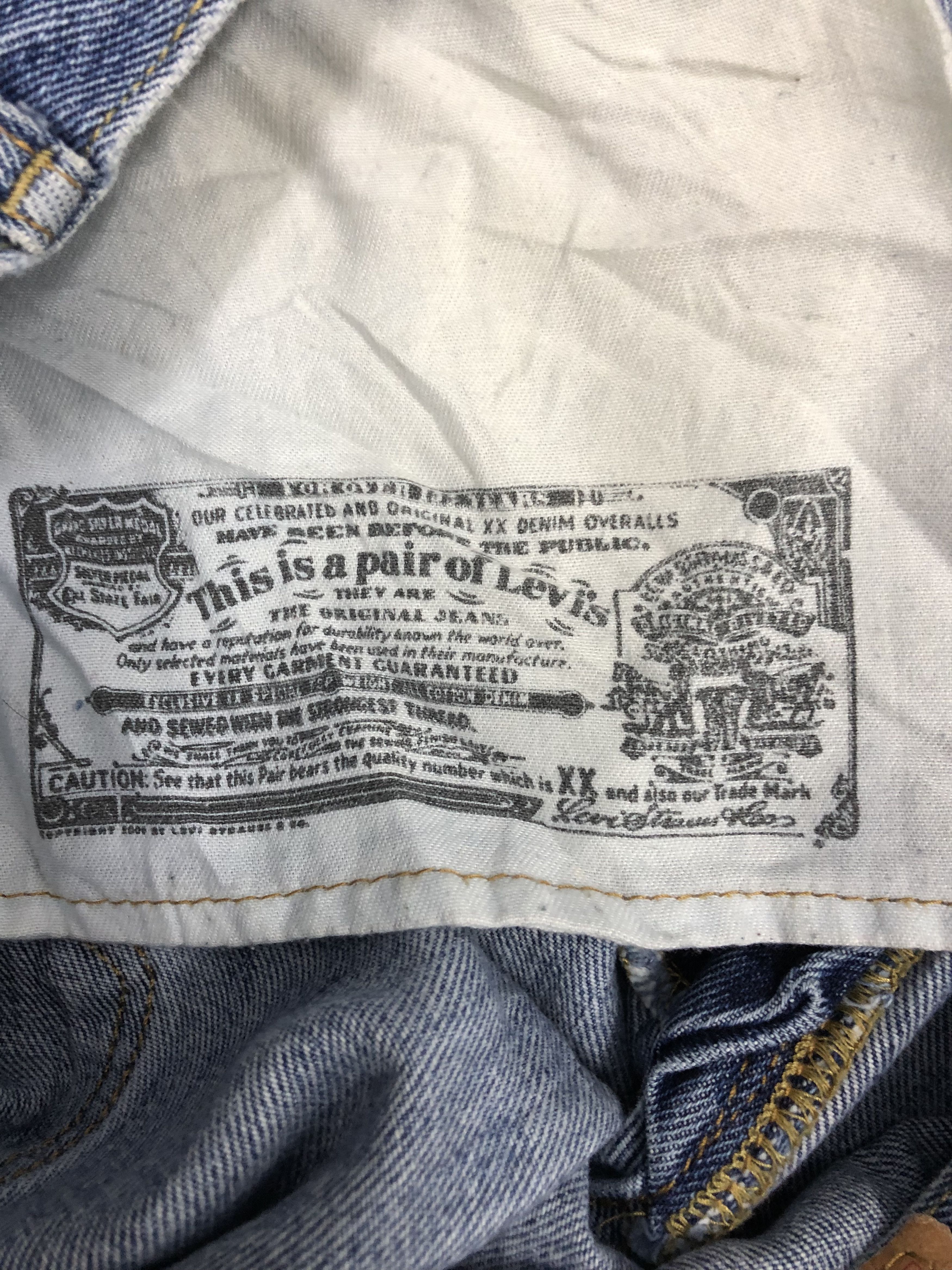 Levi's Vintage Levis 501 Faded Blue Jeans DP1242 Size US 39 - 8 Thumbnail