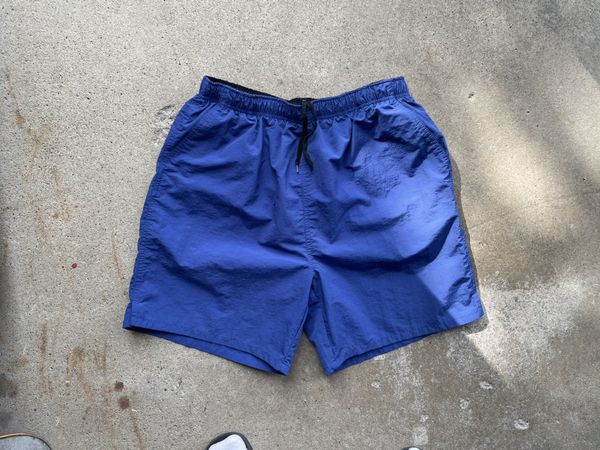 Vintage Vintage 00’s Essential Blank Blue Nylon Shorts Travis Scott