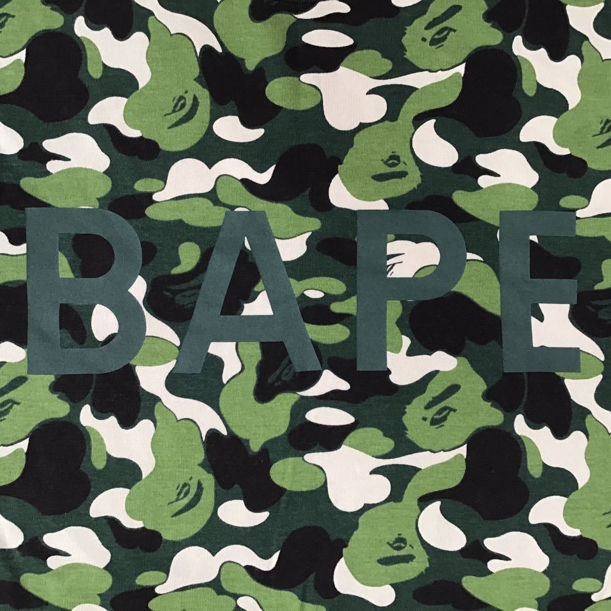 Bape BAPE logo ABC camo green T-shirt Size US M / EU 48-50 / 2 - 2 Thumbnail