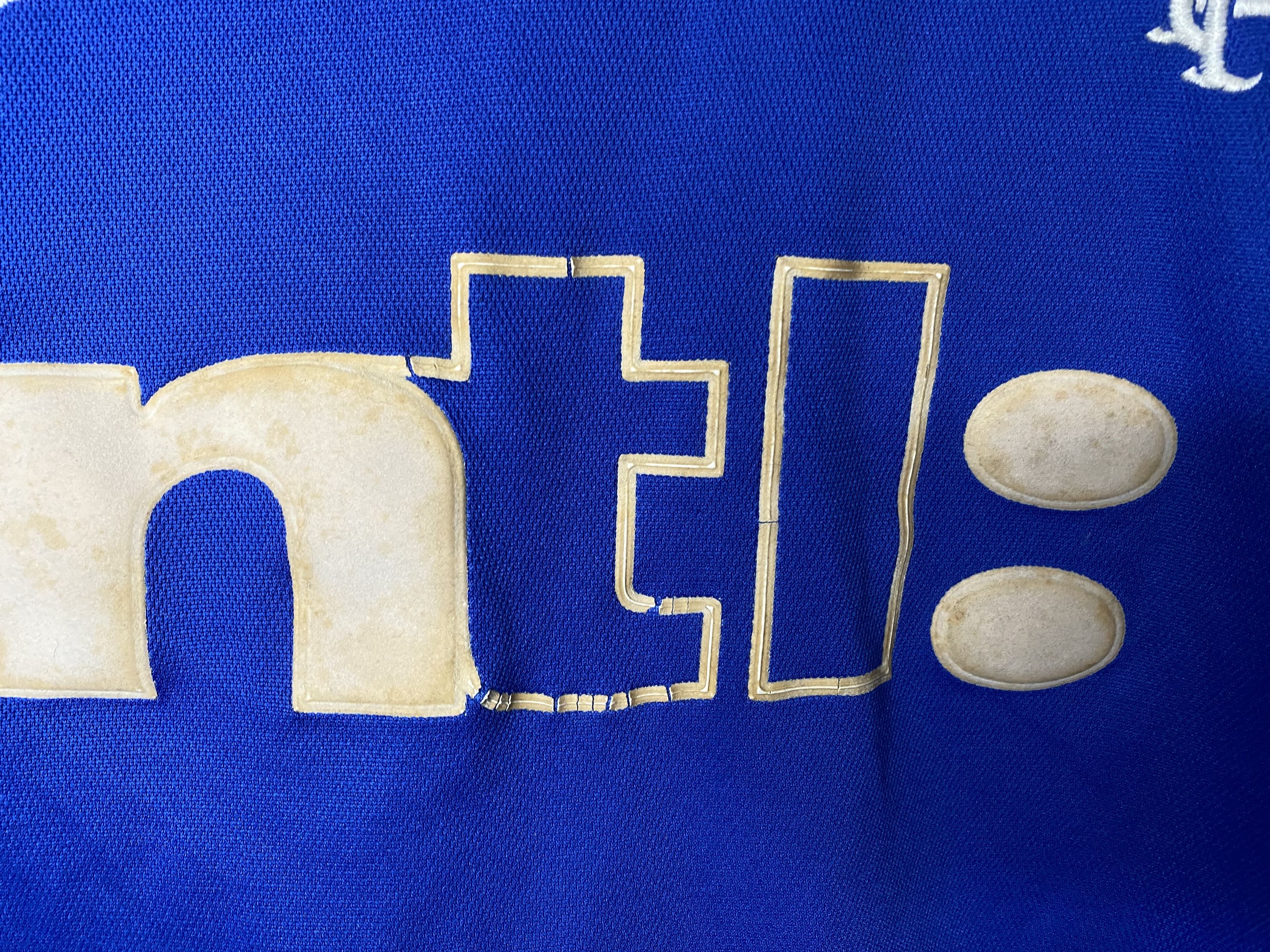 Nike #11 RANGERS 2001 2002 HOME FOOTBALL SHIRT SOCCER JERSEY NIKE Size US S / EU 44-46 / 1 - 5 Thumbnail