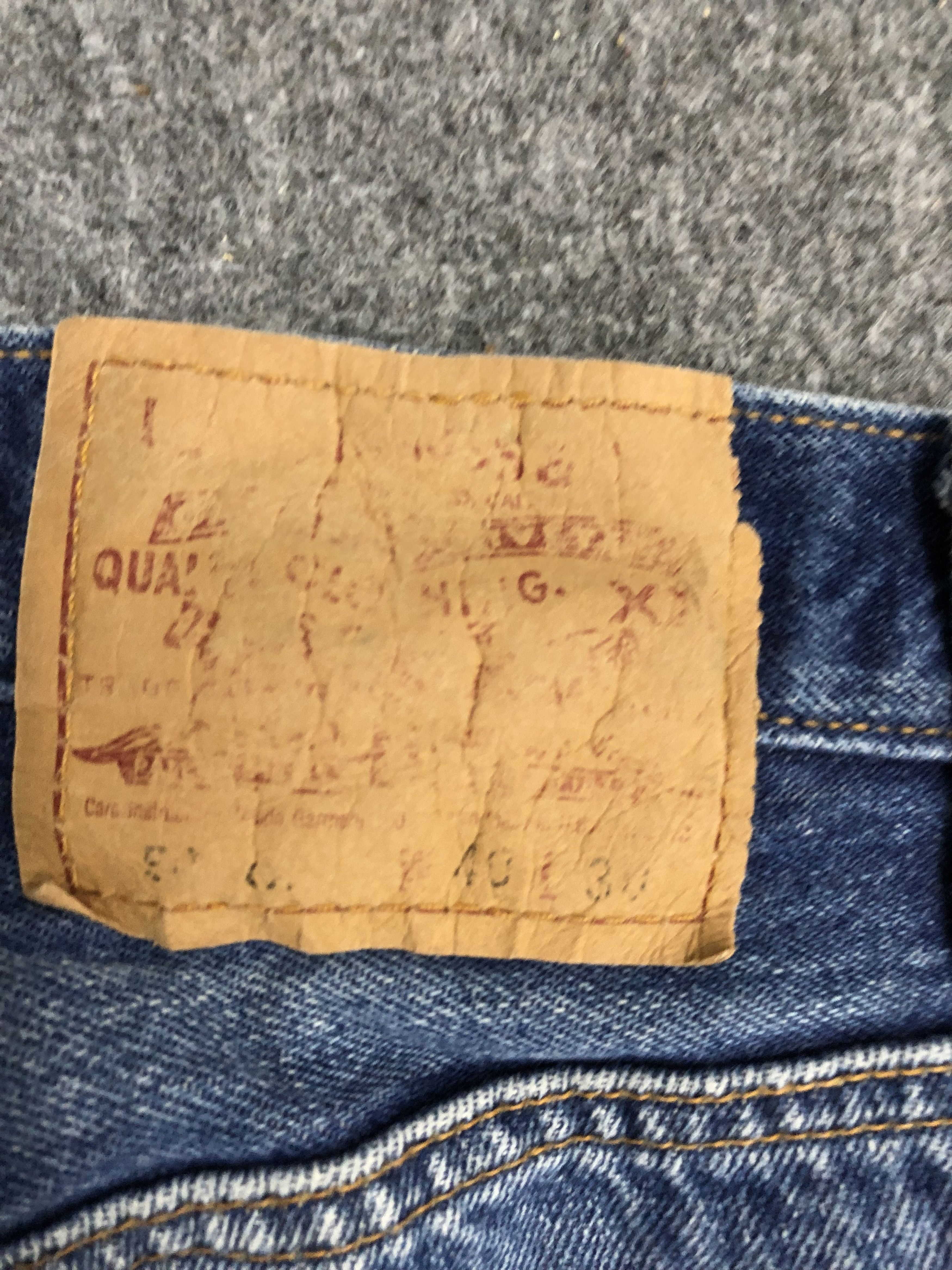 Levi's × Vintage Vintage Levis 501 Faded Blue Jeans DP1244 Size US 38 / EU 54 - 5 Thumbnail