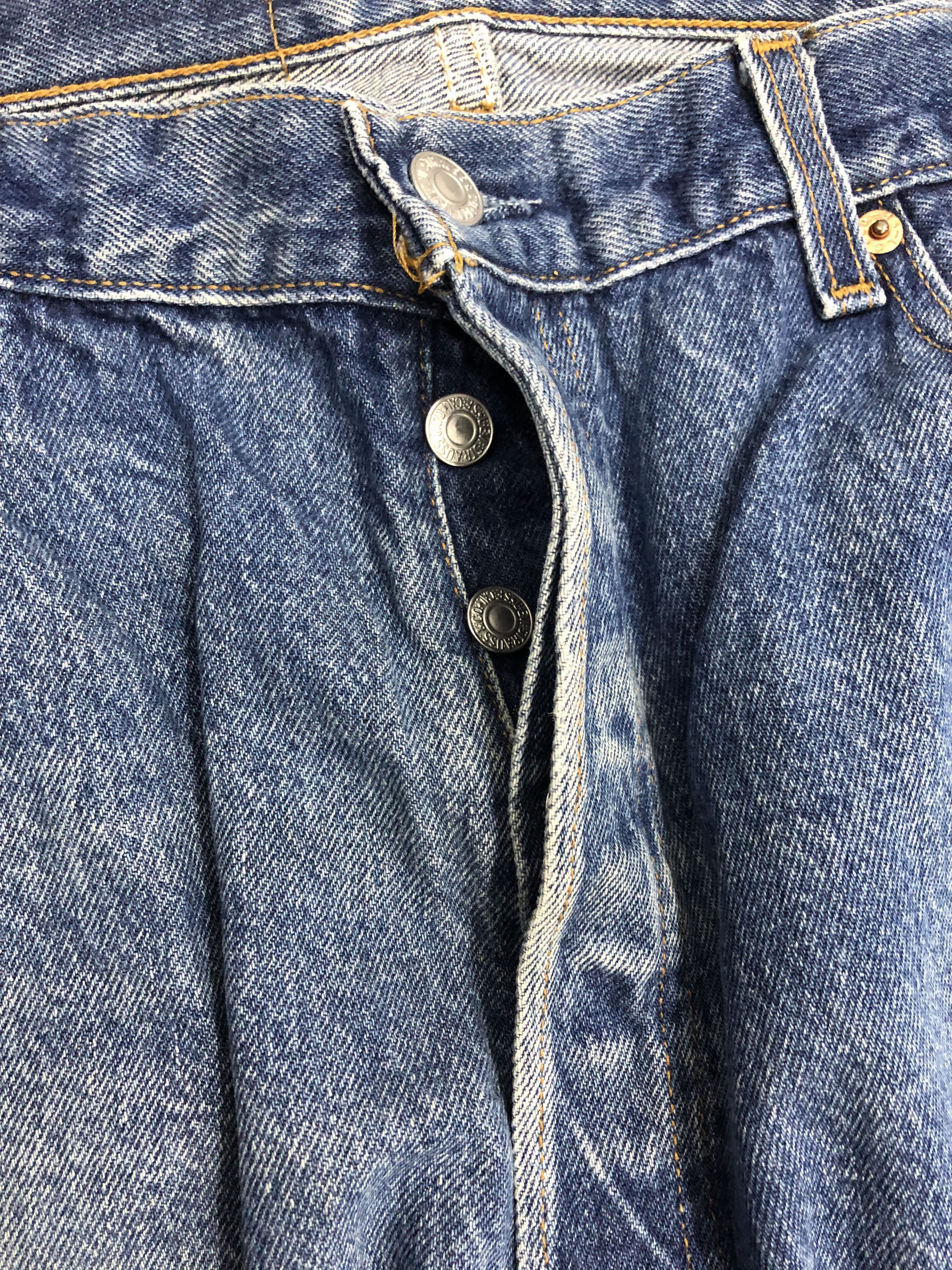 Levi's × Vintage Vintage Levis 501 Faded Blue Jeans DP1244 Size US 38 / EU 54 - 10 Thumbnail
