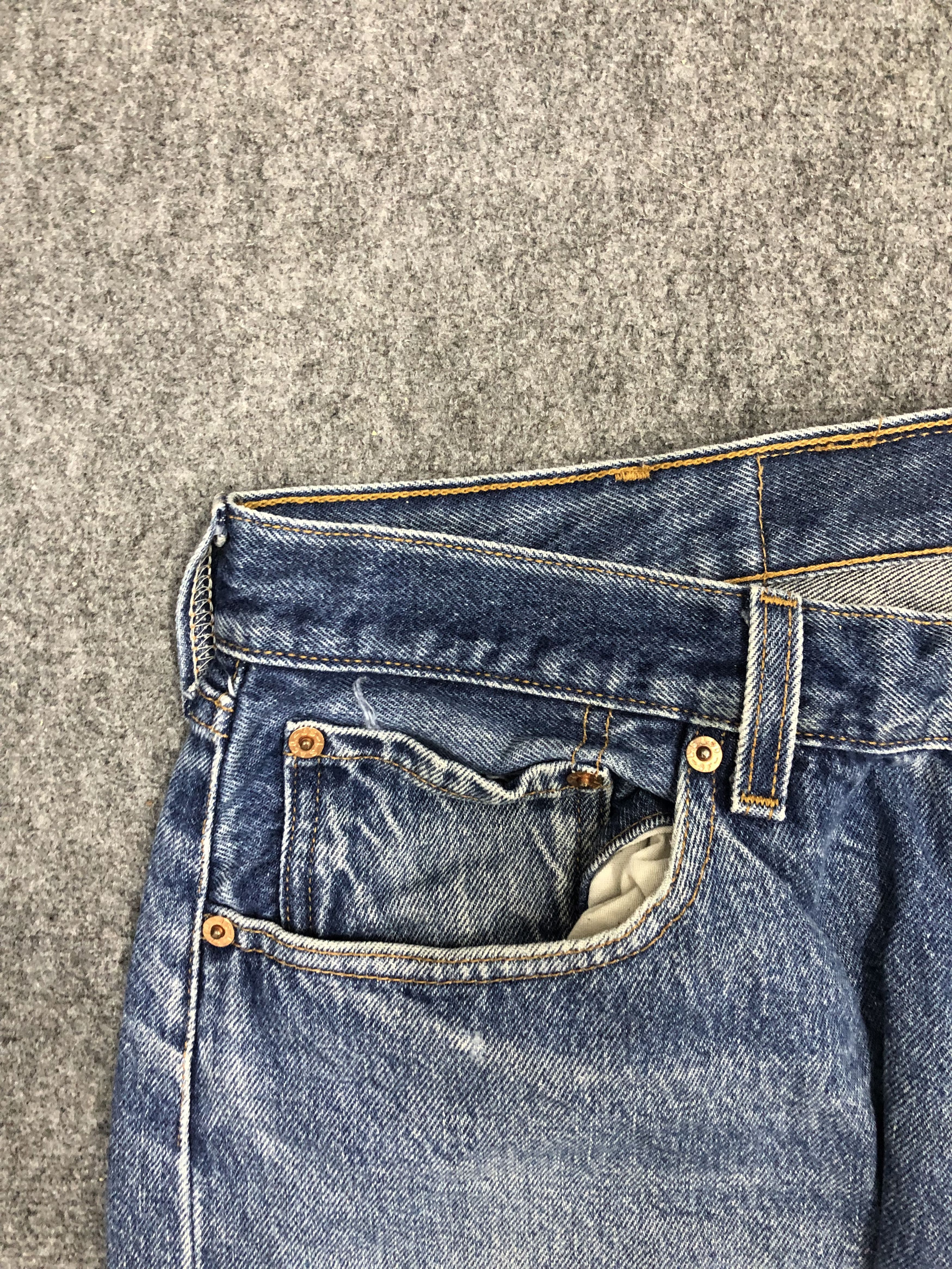 Levi's × Vintage Vintage Levis 501 Faded Blue Jeans DP1244 Size US 38 / EU 54 - 8 Thumbnail